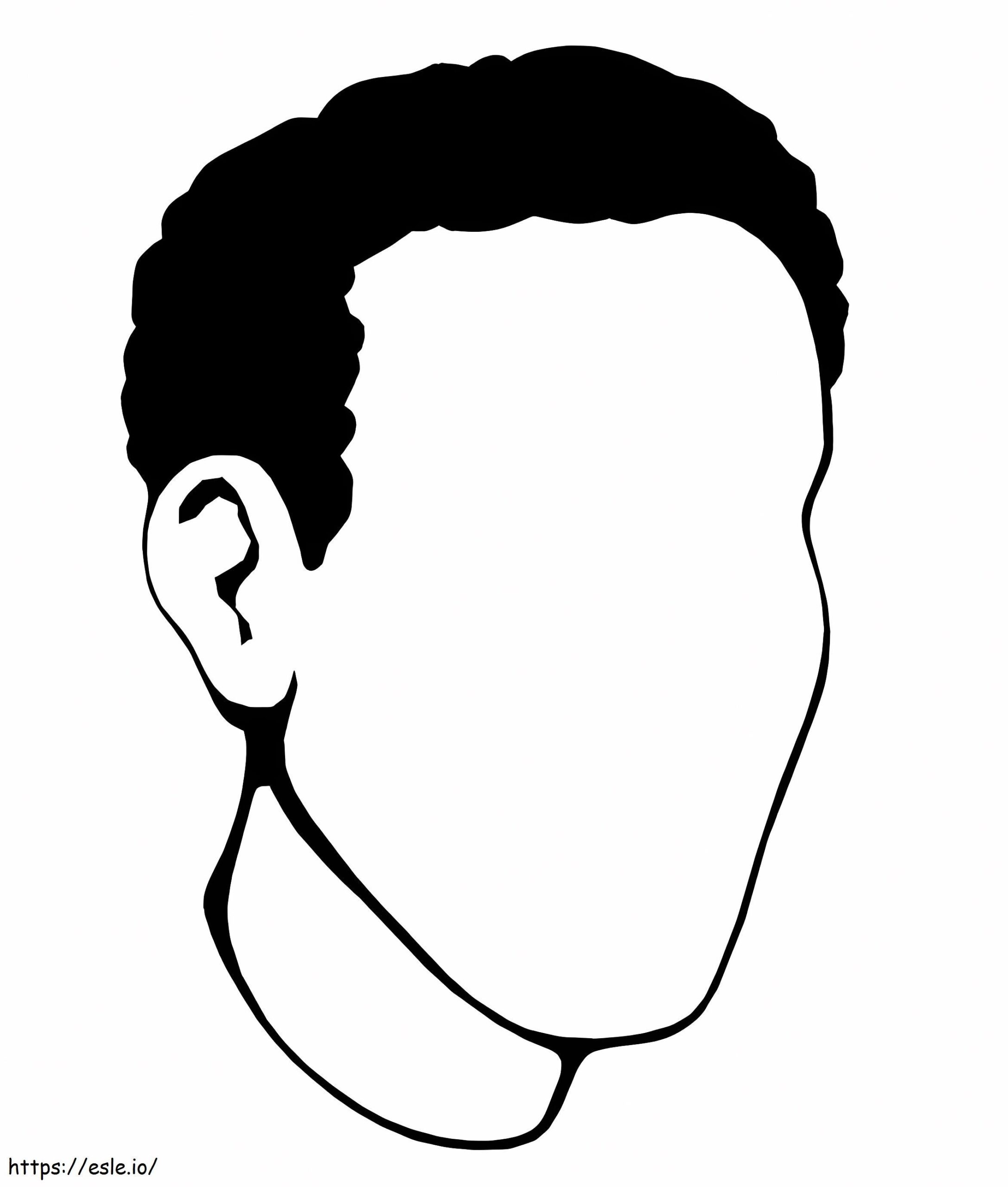 Blank Face Free Printable Coloring Page