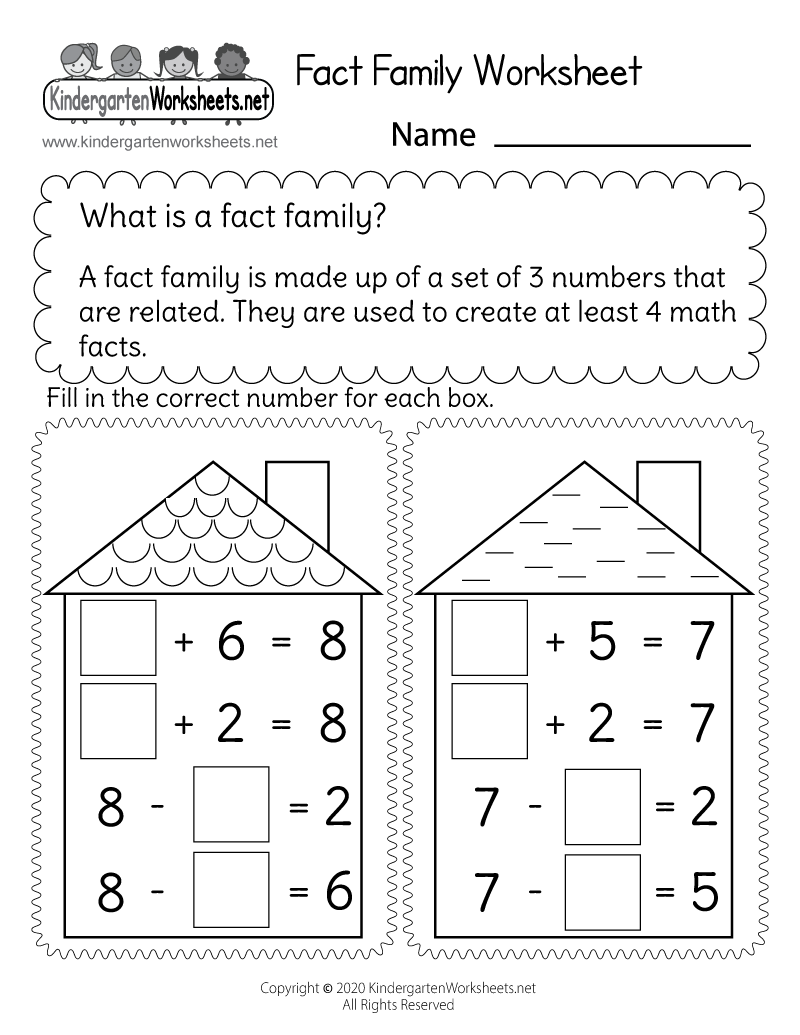 Blank Fact Family Houses Addition And Subtraction Twinkl Worksheets Library Blank Fact Family Houses Addition And Subtraction Twinkl Worksheets Library