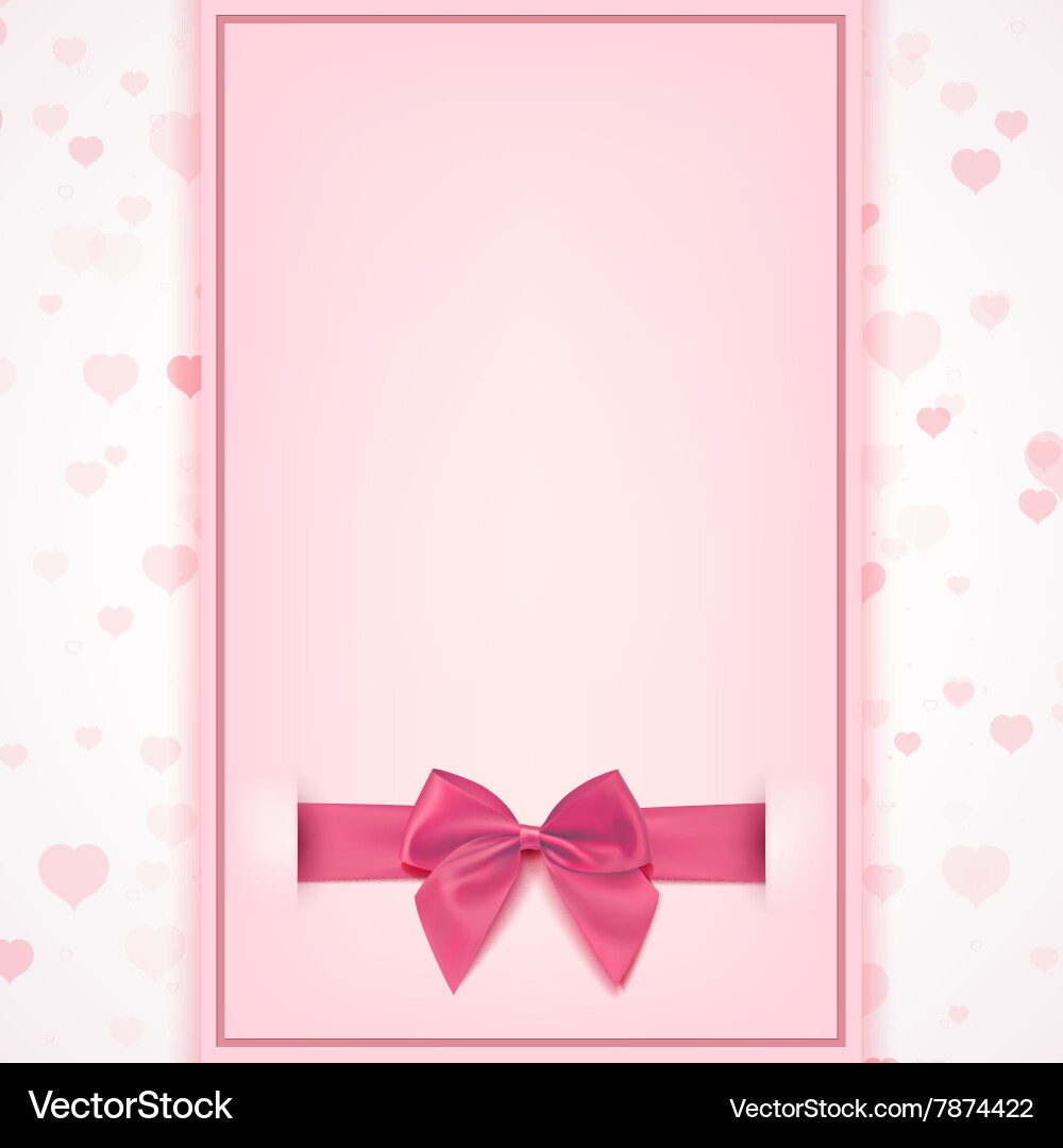 Blank Greeting Card Template Royalty Free Vector Image