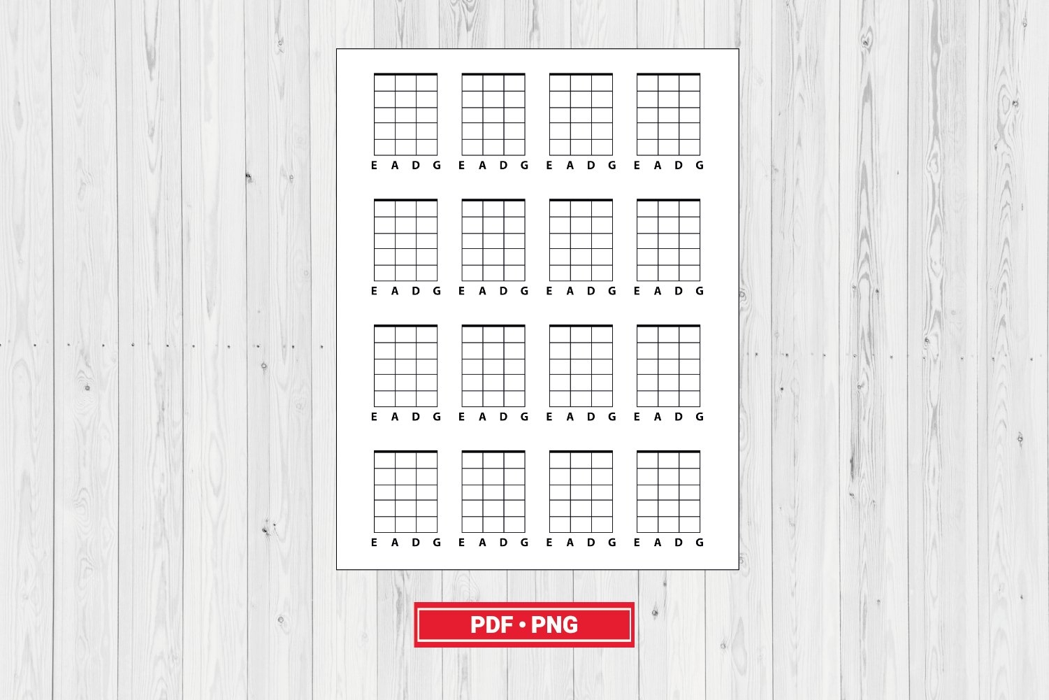 Free Printable Blank Chord Sheets