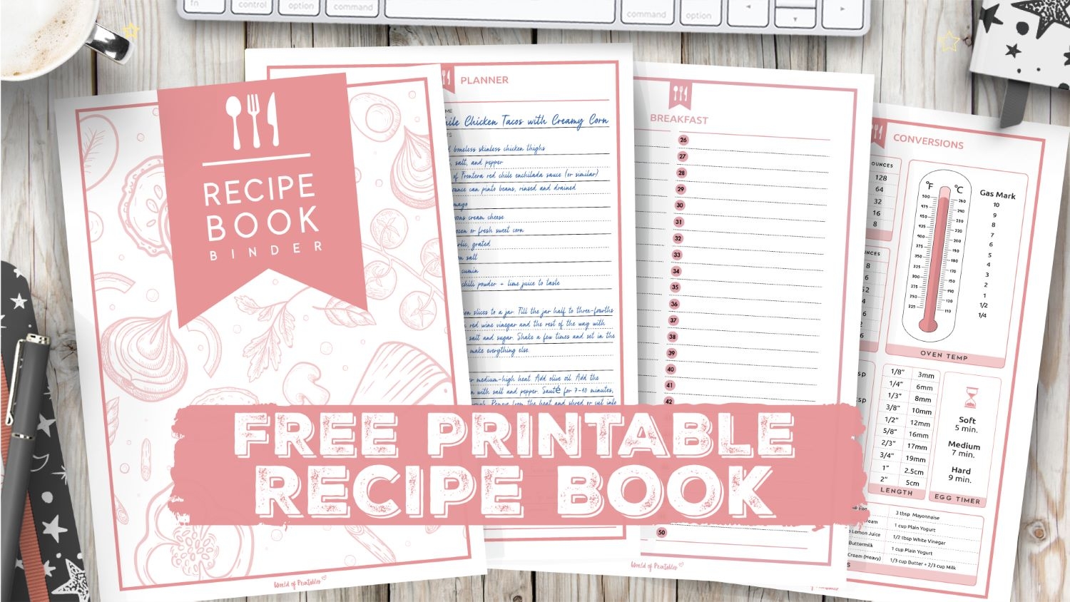 Free Printable Blank Book Template