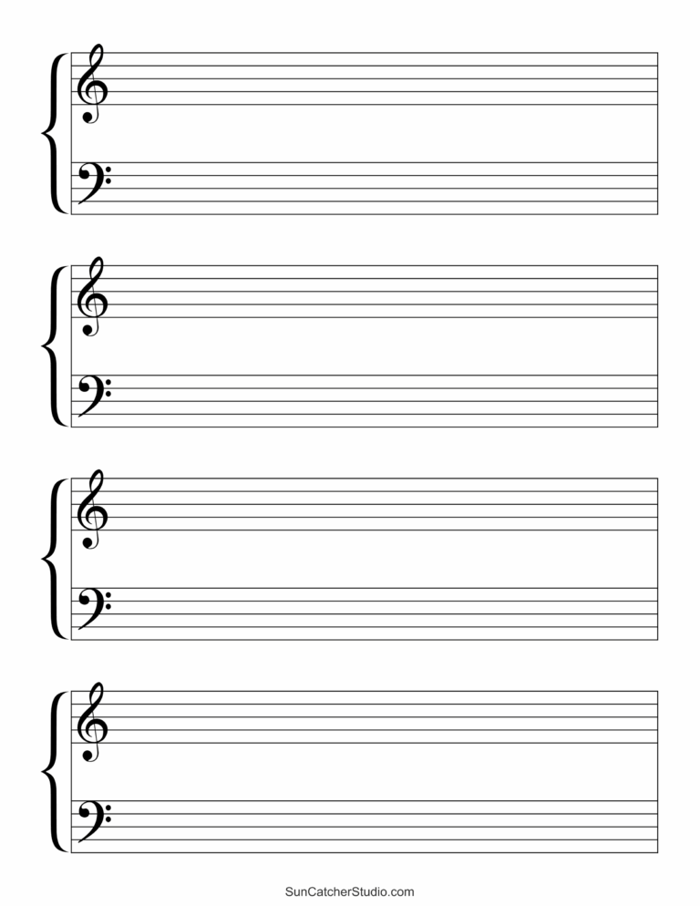 Blank Sheet Music Free Printable Staff Paper Free Printables Monograms Design Tools Patterns U0026 DIY Projects
