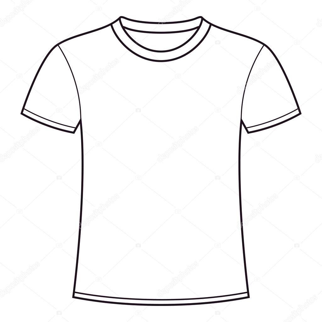 Blank T shirt Template Stock Vector By nikolae 11342152