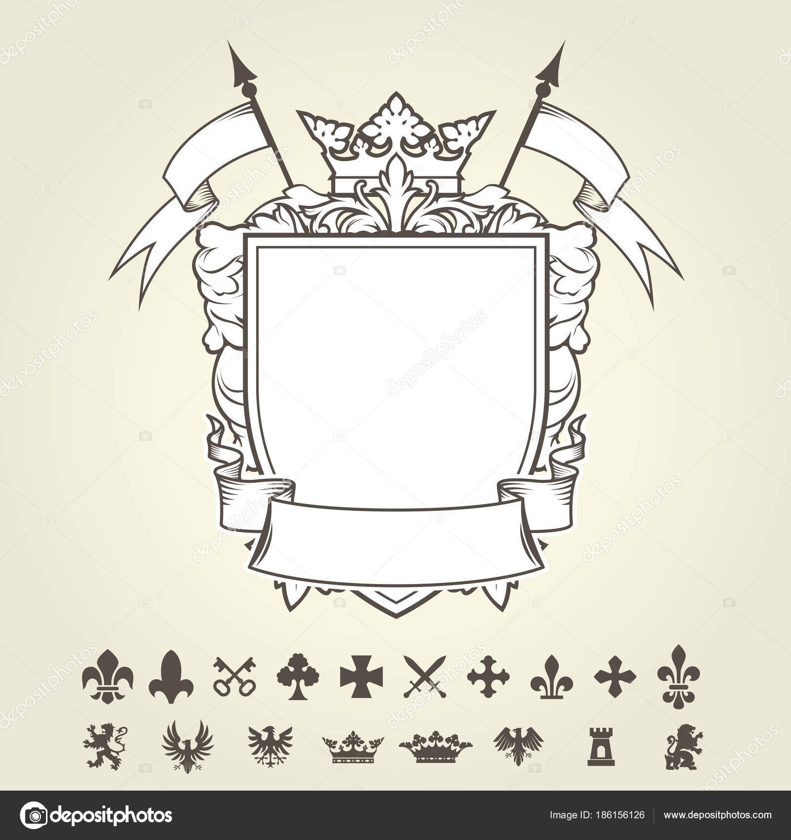 Free Printable Blank Coat Of Arms