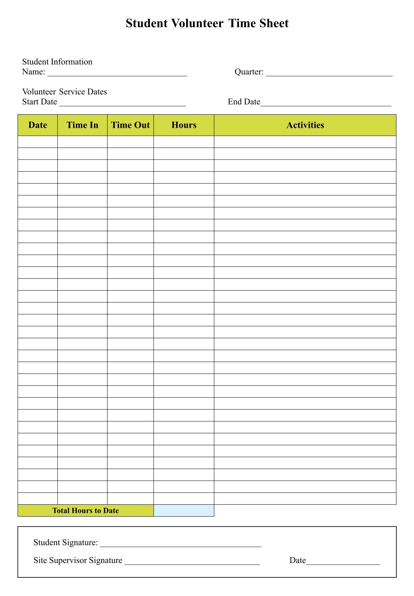 Blank Timesheets 10 Free PDF Printables Printablee Worksheets Library