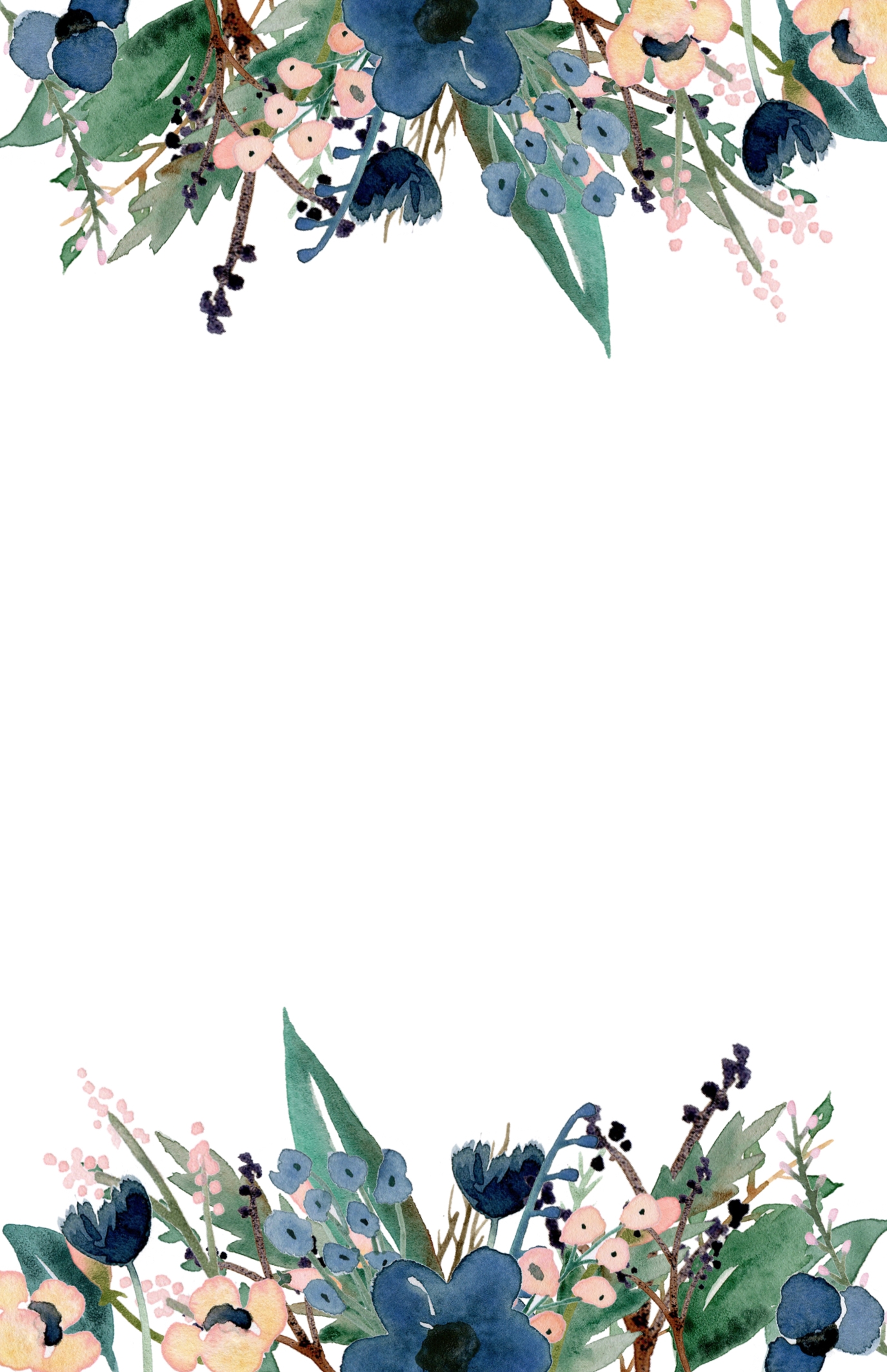 Blue Free Printable Invitation Templates Paper Trail Design