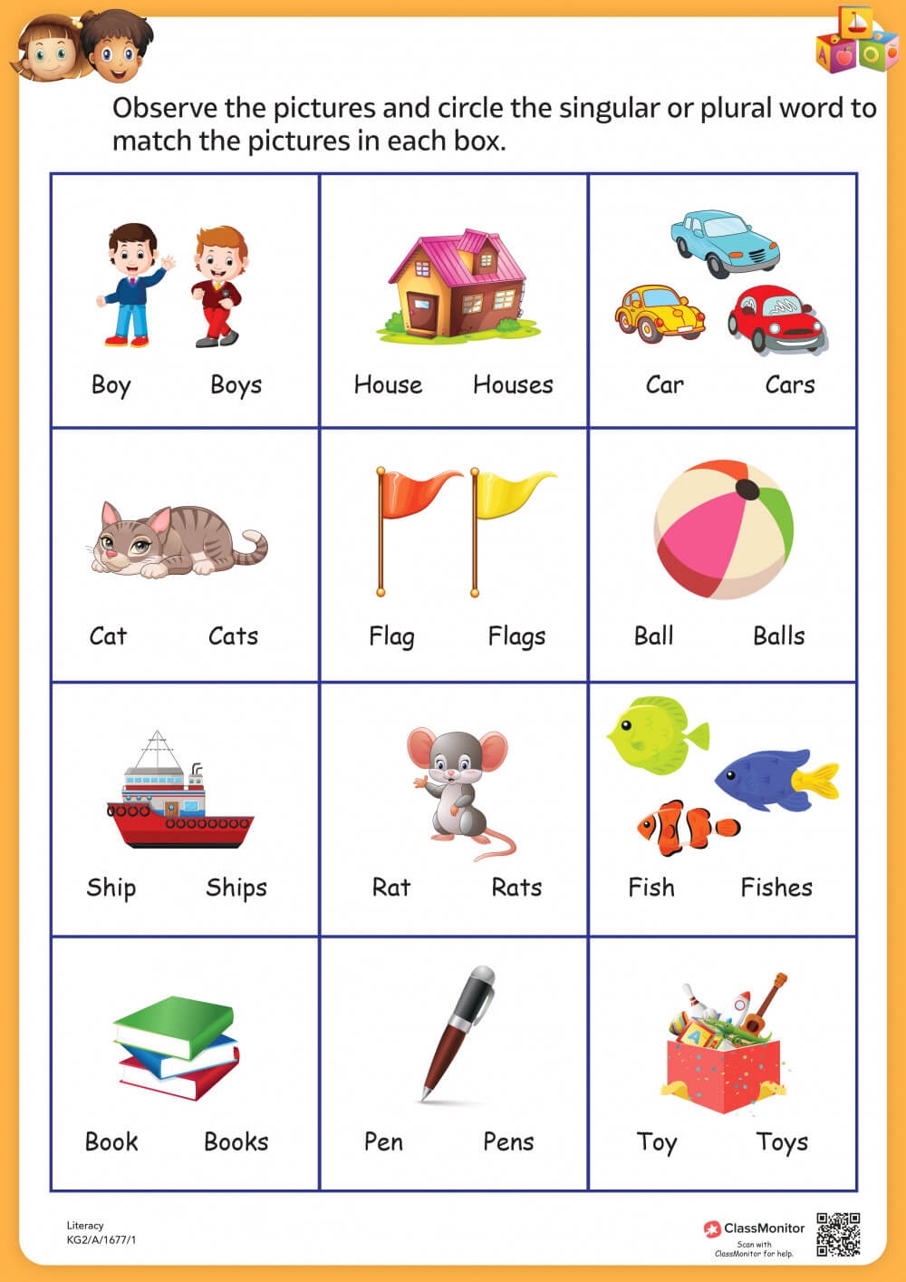 Browse 1000 Free Printable Worksheets For Kids ClassMonitor Worksheets Library