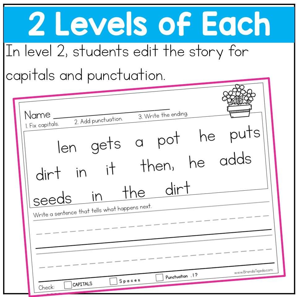 Free Printable Worksheets Capitalization And Punctuation