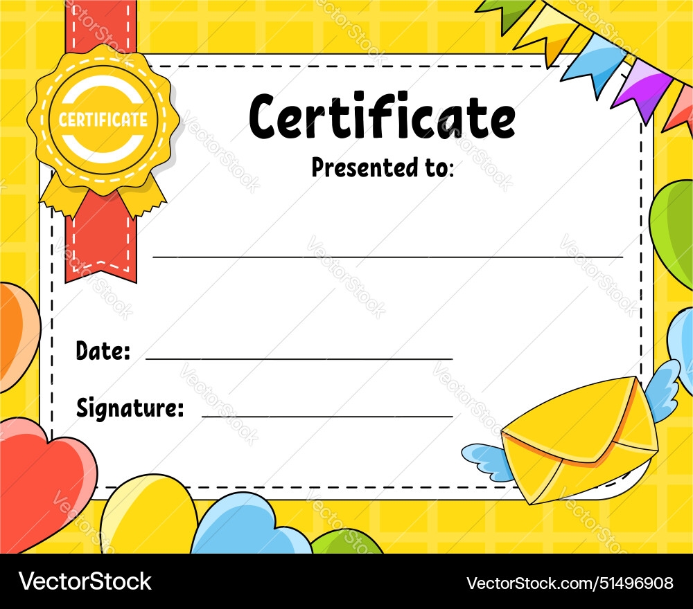 Free Printable Blank Certificate For Kids