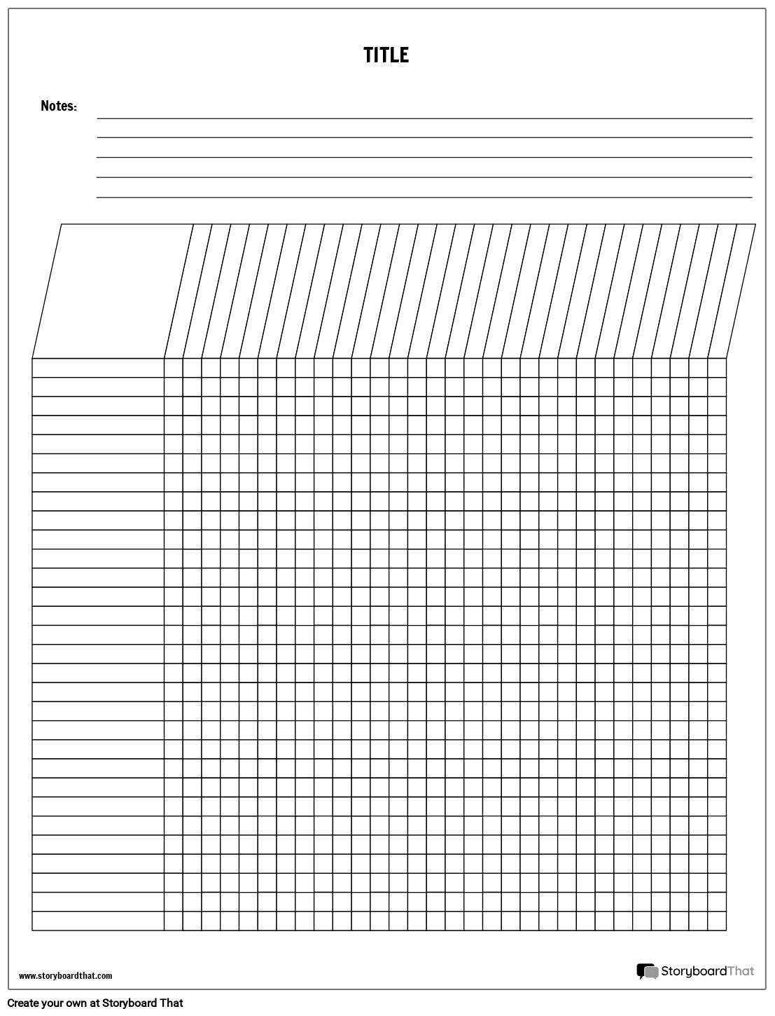 Blank Free Printable Grade Sheet
