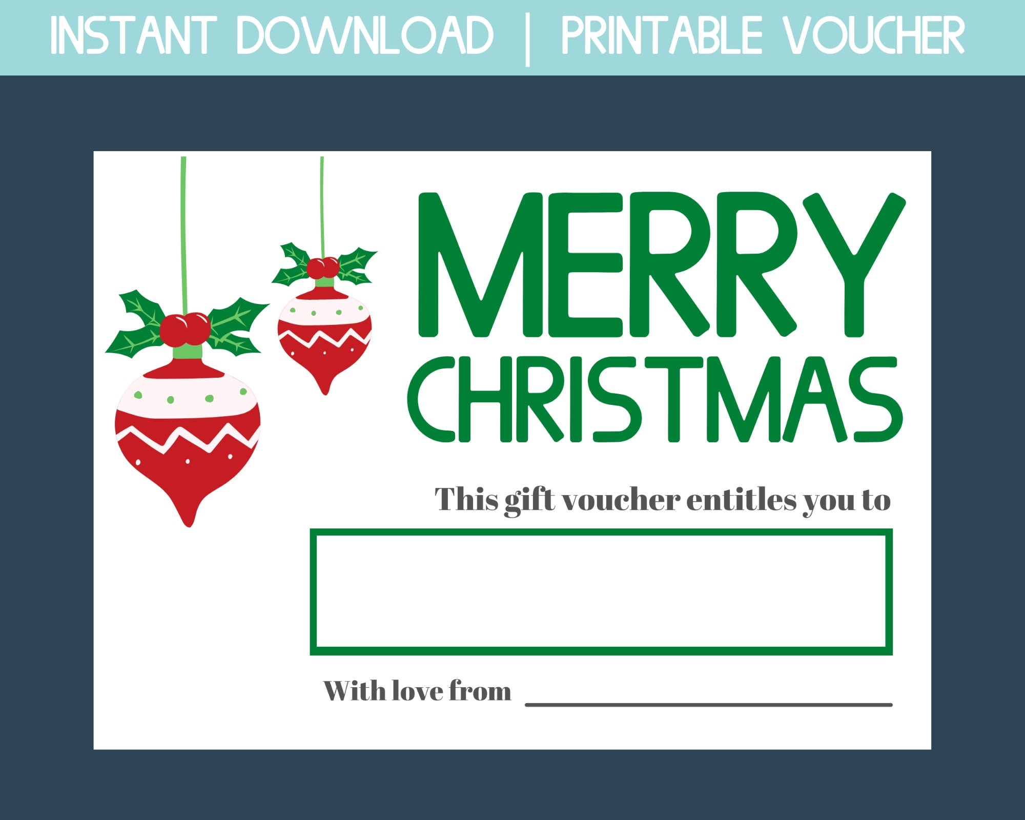 Blank Printable Free Gift Certificates