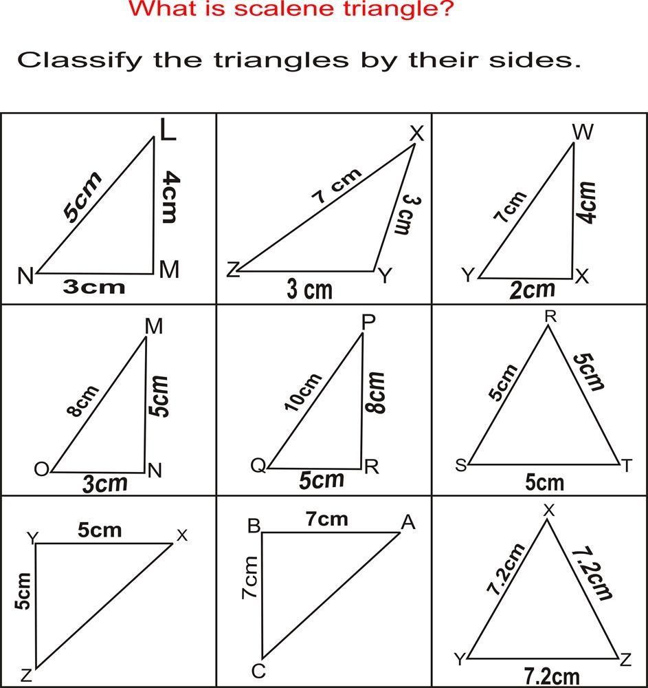 Classify Triangles By Sides Worksheets Library