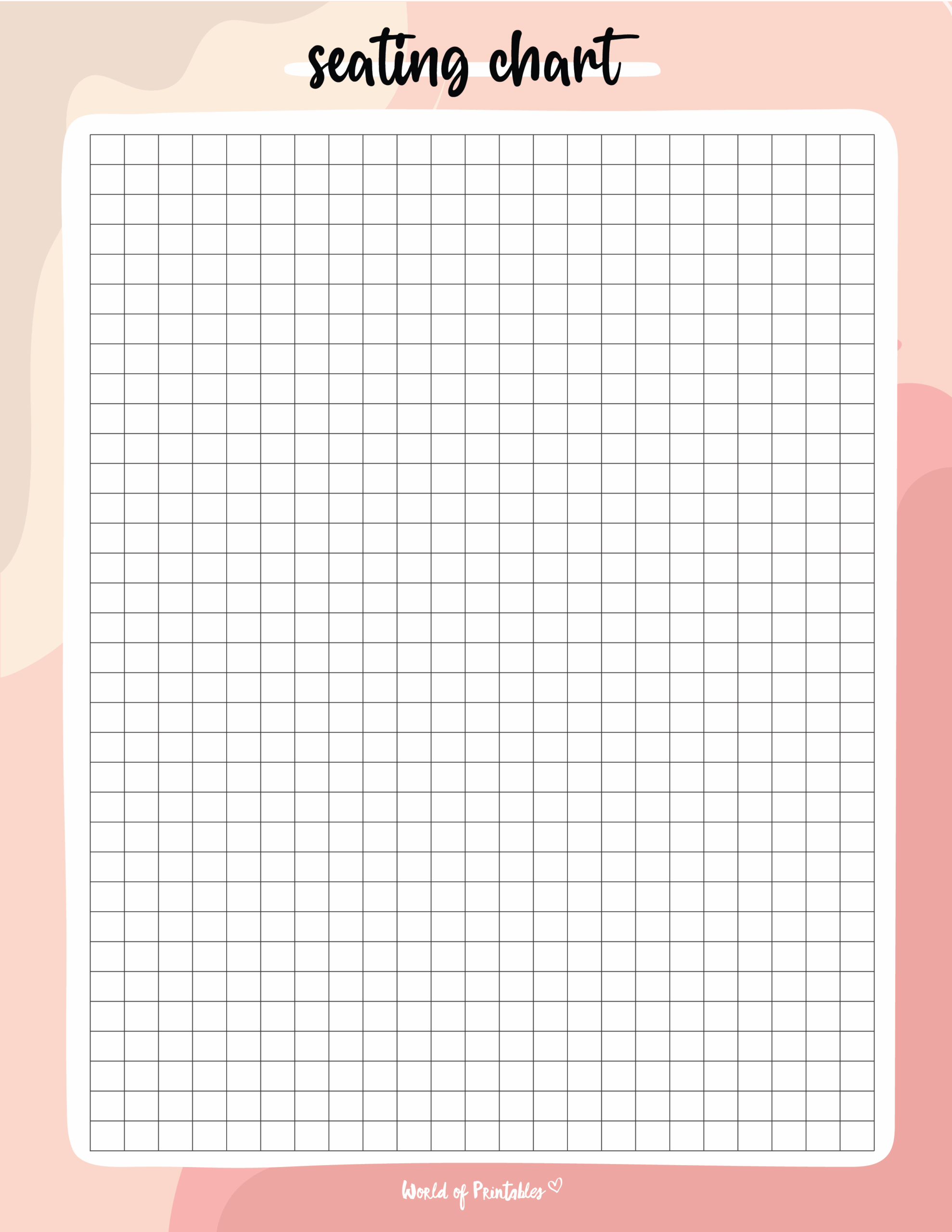 Classroom Seating Charts World Of Printables