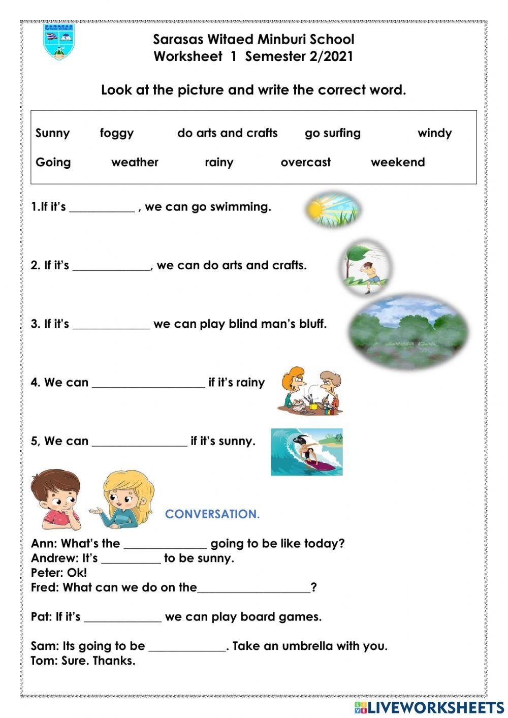 Free Printable Weather Worksheets Grade 5