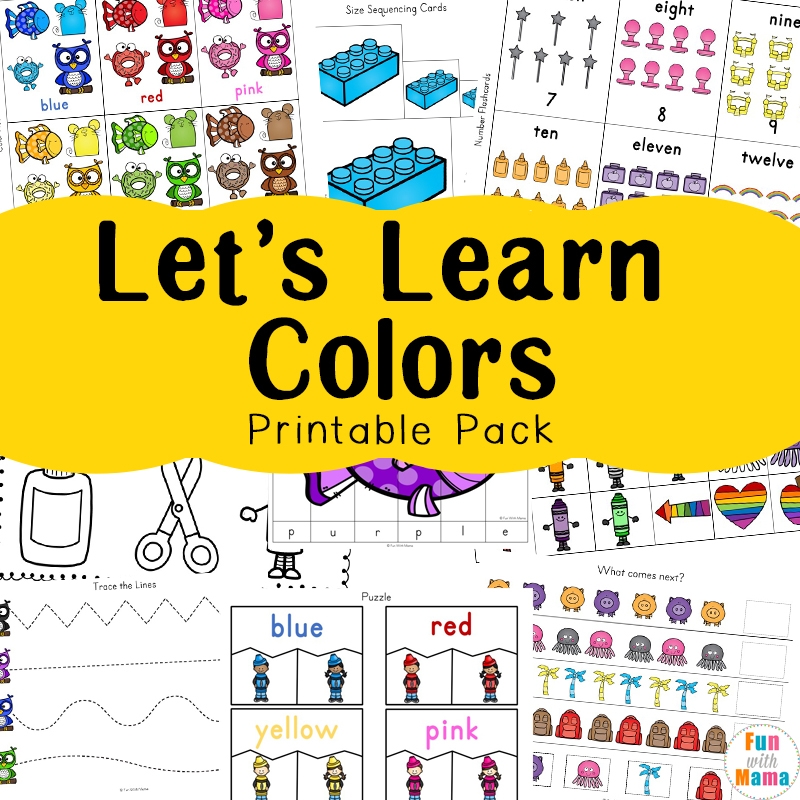Colors Activity Mini Pack Fun With Mama