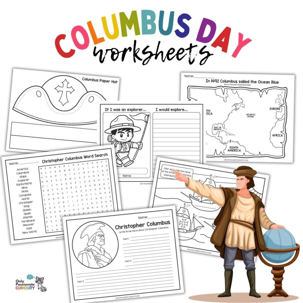 Free Printable Worksheets Christopher Columbus