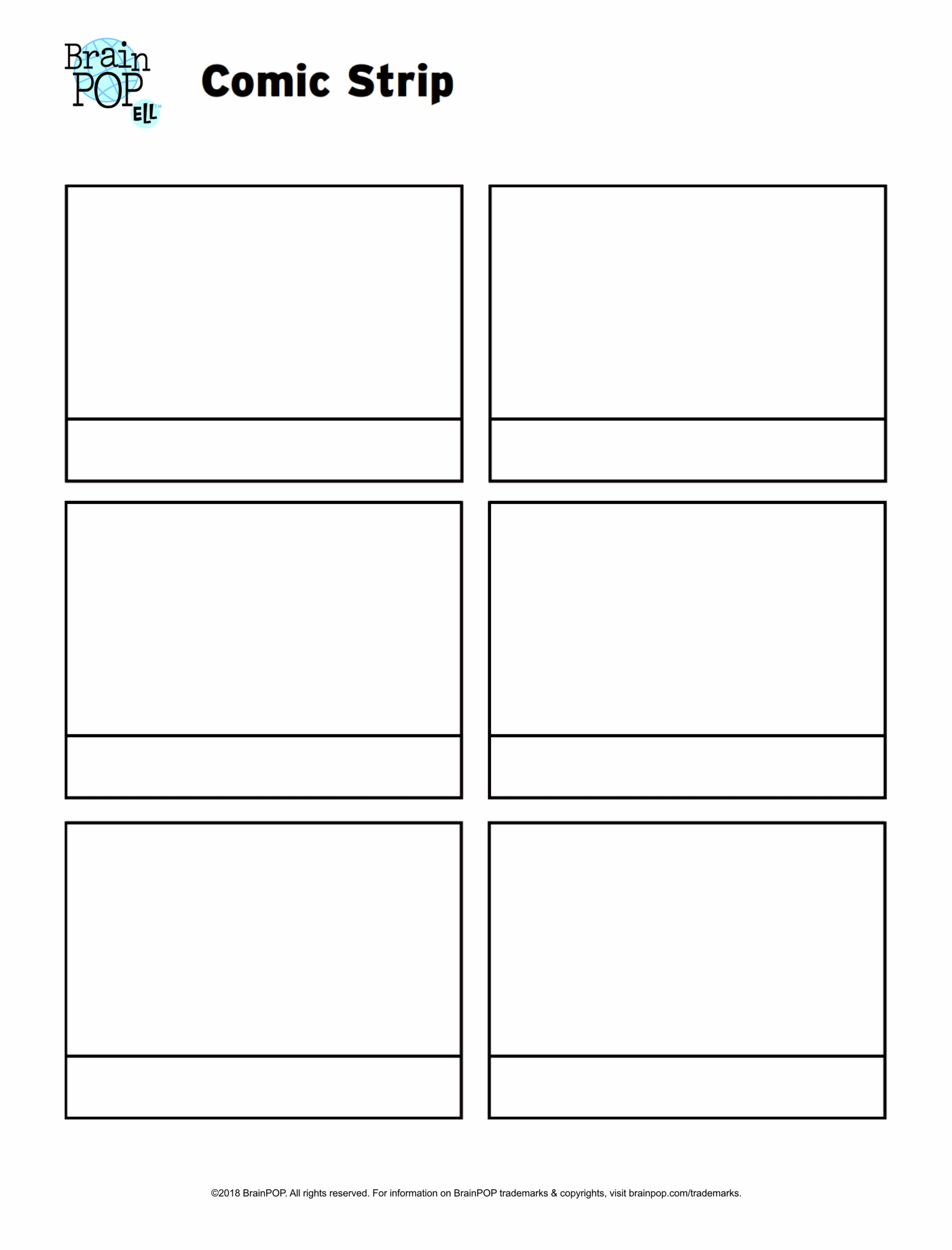 Free Printable Blank Cartoon Strips
