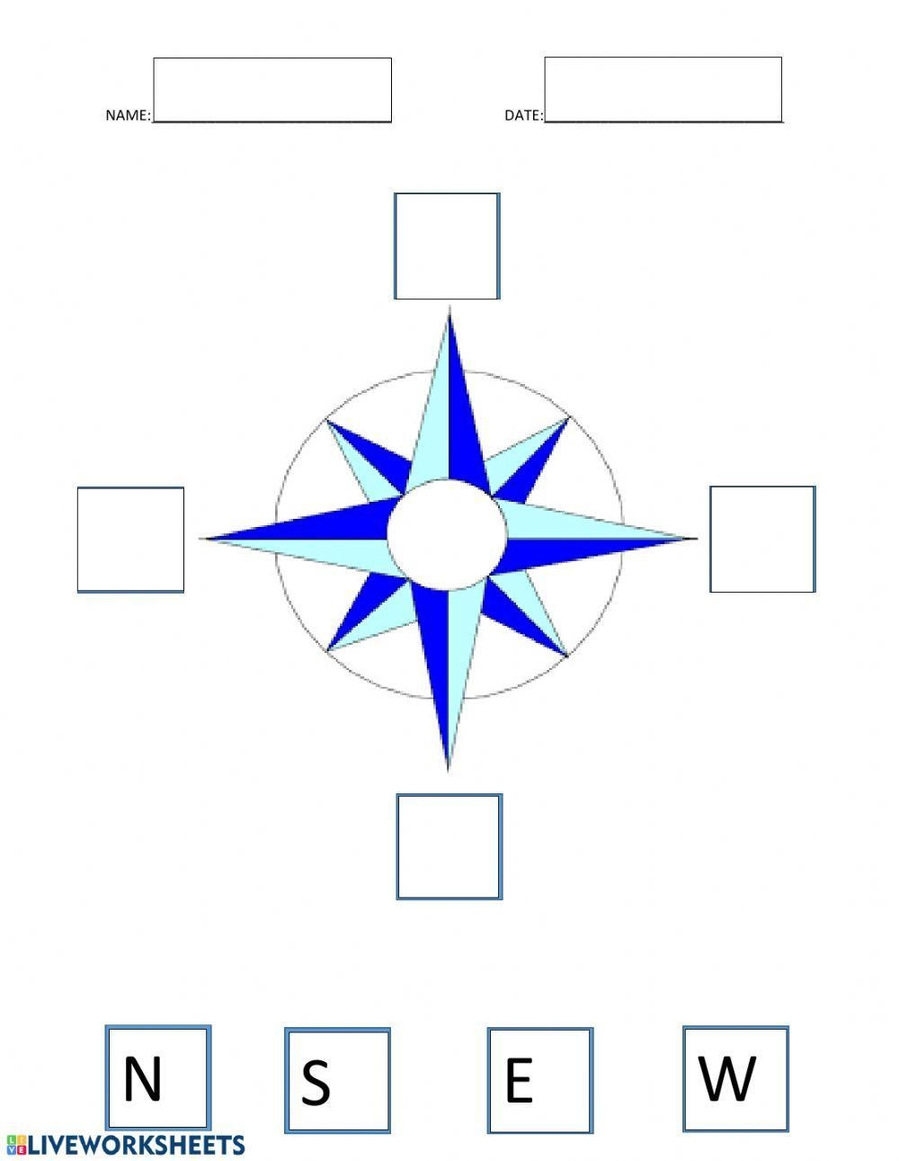 Compass Rose Worksheet Live Worksheets Worksheets Library Compass Rose Worksheet Live Worksheets Worksheets Library