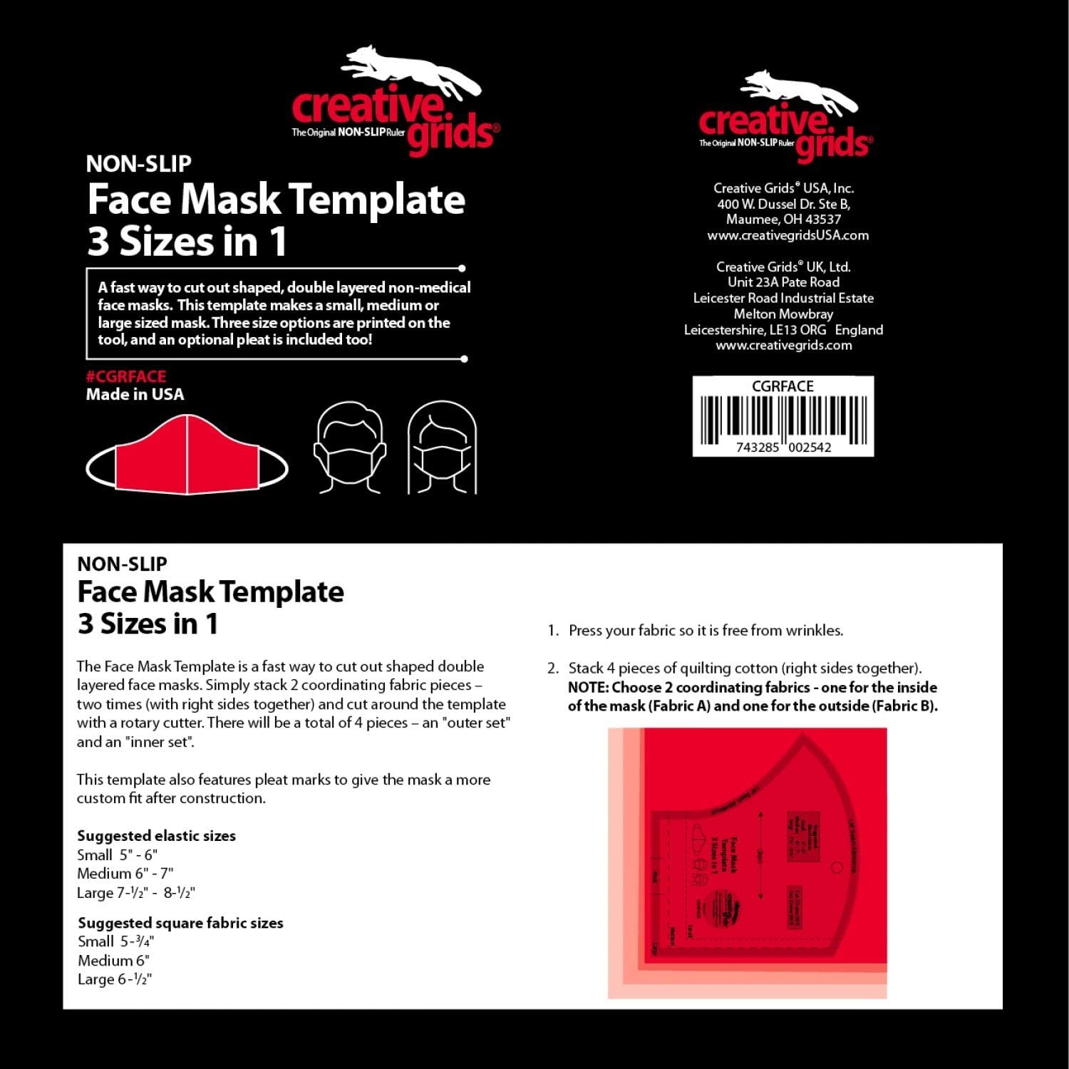 Free Printable Blank Face Masks