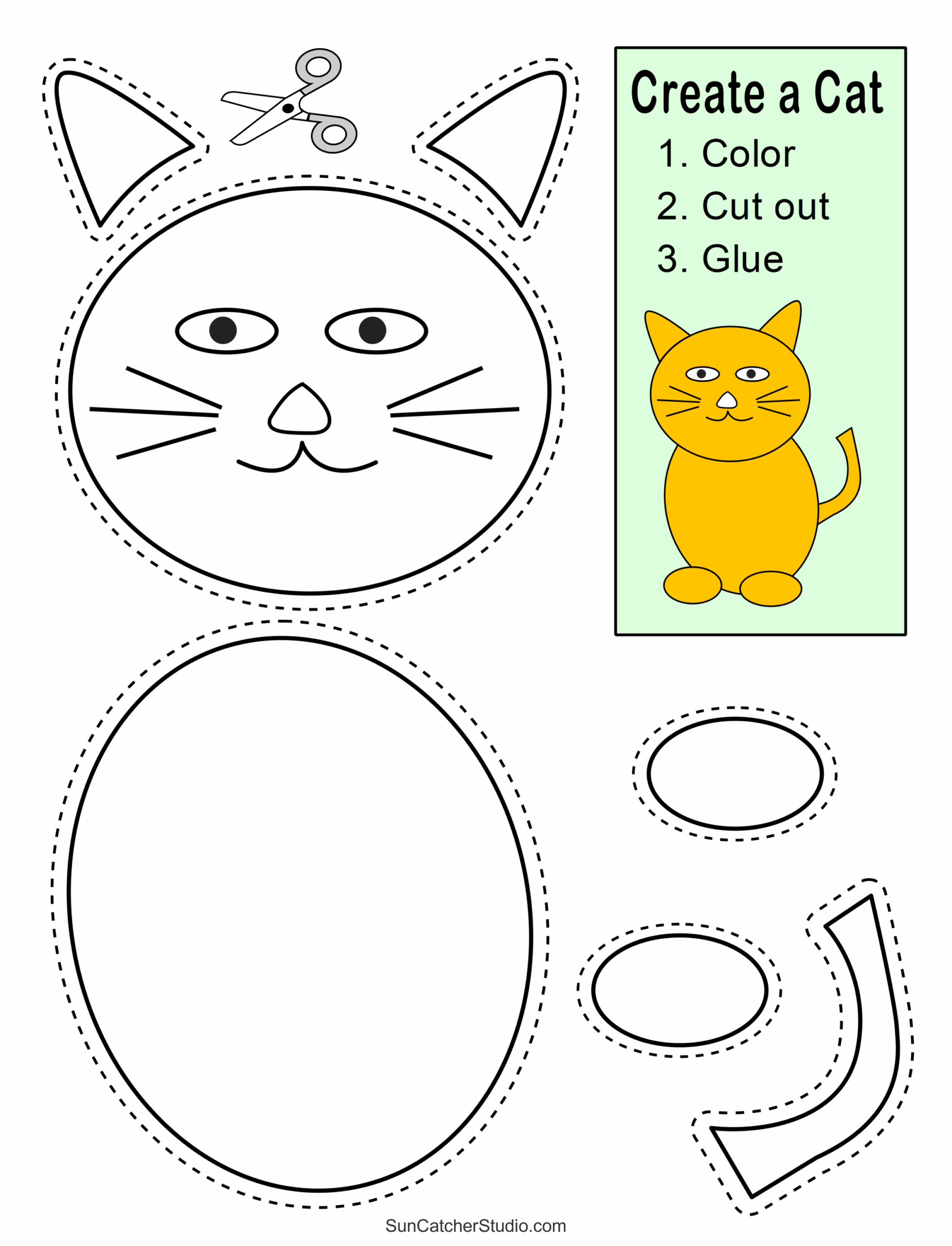 Cut And Paste Worksheets Printable Activities For Kids Free Printables Monograms Design Tools Patterns U0026 DIY Projects