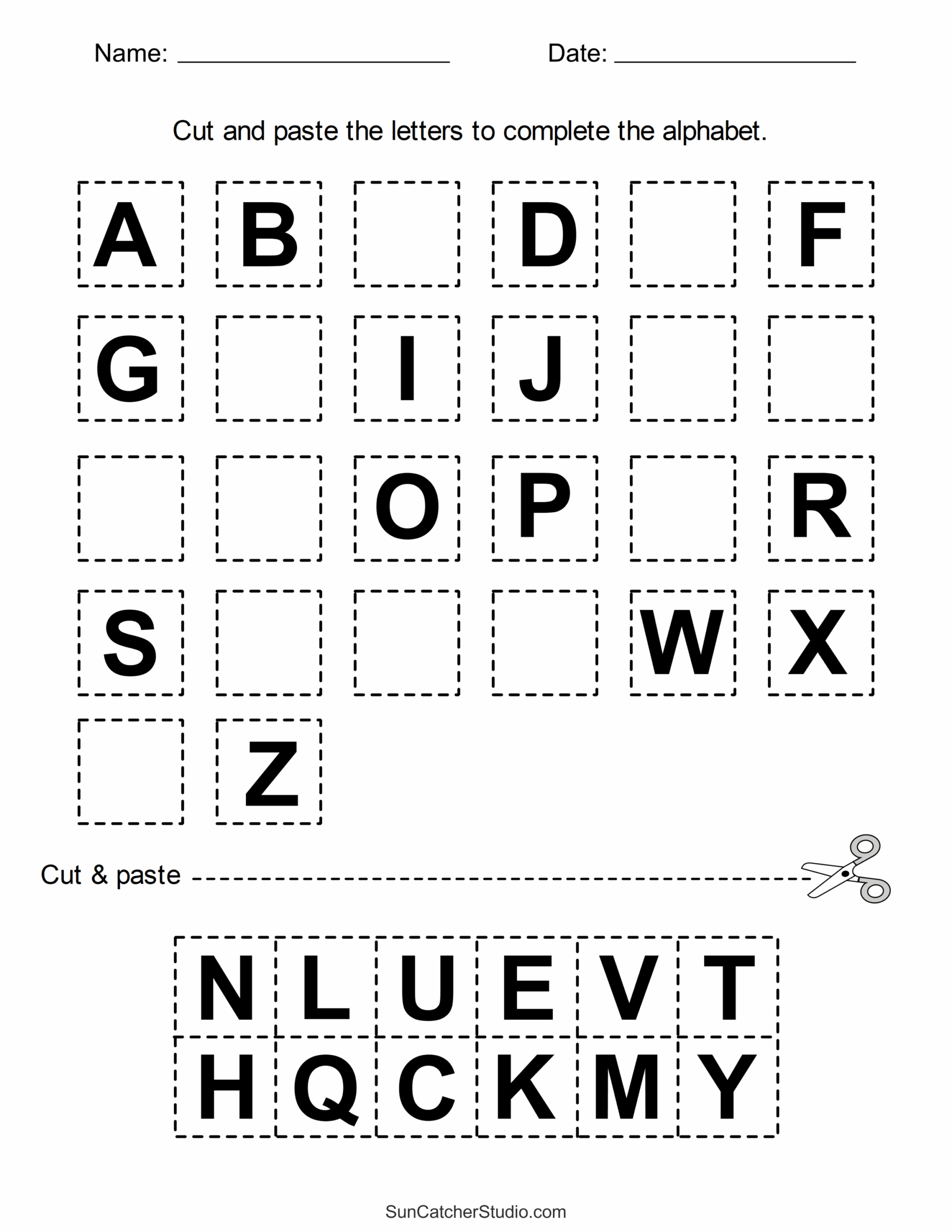 Free Printable Worksheets For Kg1