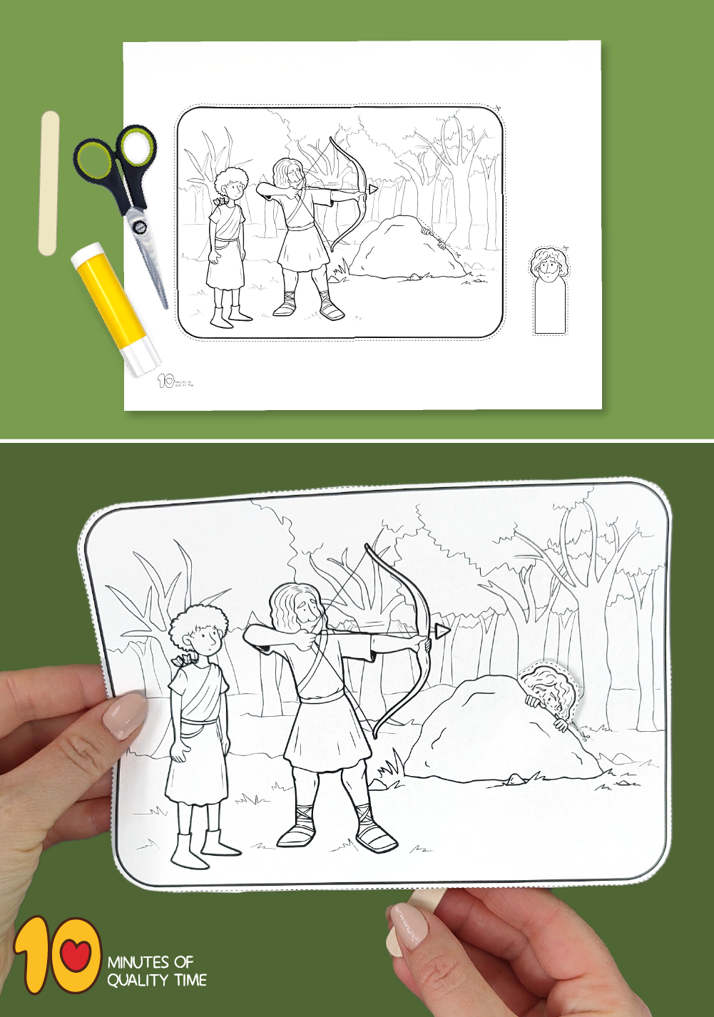 David And Jonathan Arrows Craft 10 Minutes Of Quality Time