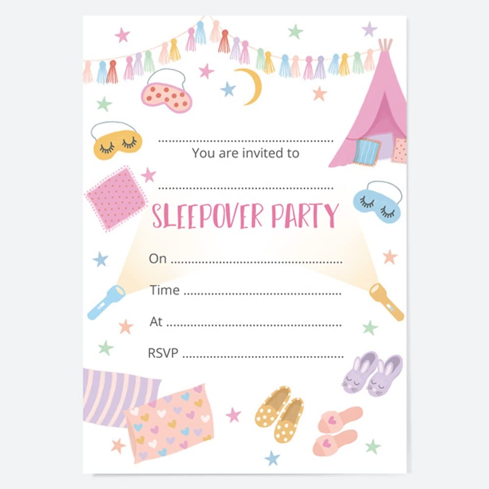 Dotty About Paper Kids Birthday Invitations Girls Sleepover Pack Of 10 Pack Of 10 Kids Party Invites Girls Party Invitations Birthday Party Invites 24 0071 Amazon co uk Home U0026 Kitchen Dotty About Paper Kids Birthday Invitations Girls Sleepover Pack Of 10 Pack Of 10 Kids Party Invites Girls Party Invitations Birthday Party Invites 24 0071 Amazon co uk Home U0026 Kitchen