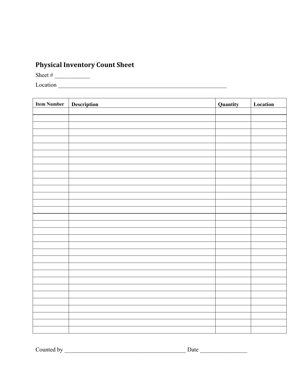 Download Inventory Checklist Template Excel PDF RTF Word FreeDownloads
