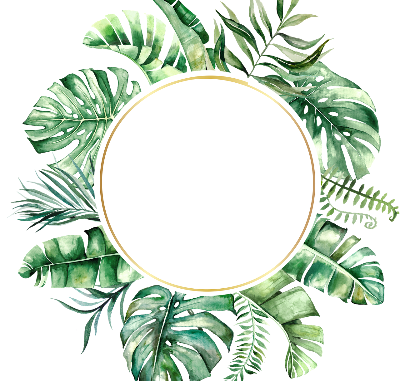 Download Leaves Wreath Frame Royalty Free Vector Graphic Pixabay