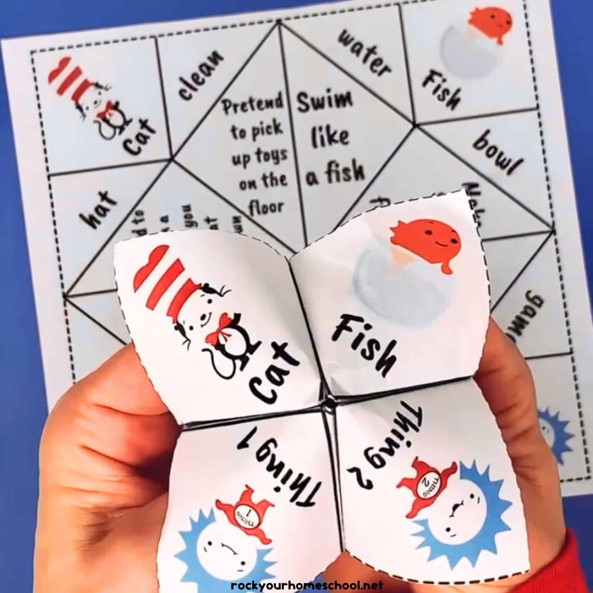 Free Printable Blank Cootie Catcher Template