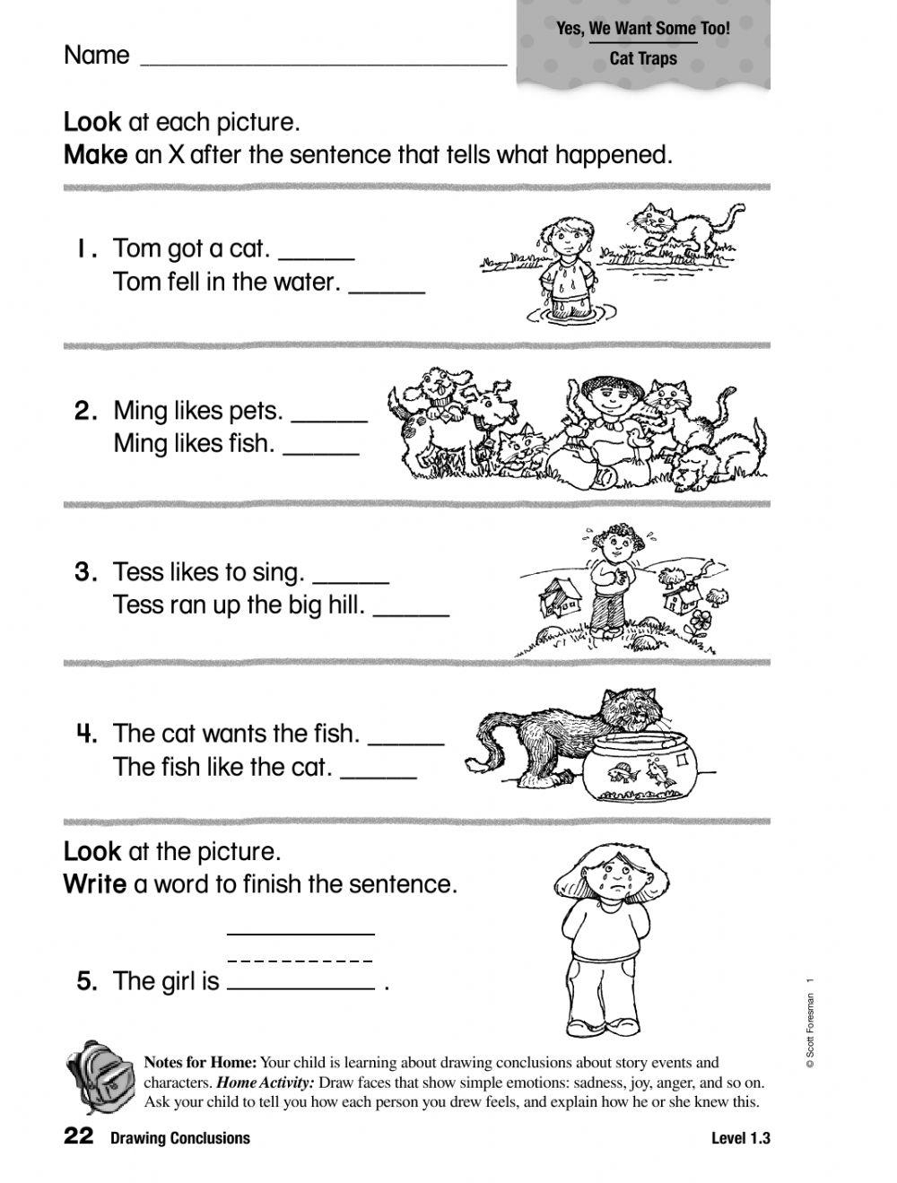 Drawing Conclusions Interactive Worksheet Live Worksheets Worksheets Library
