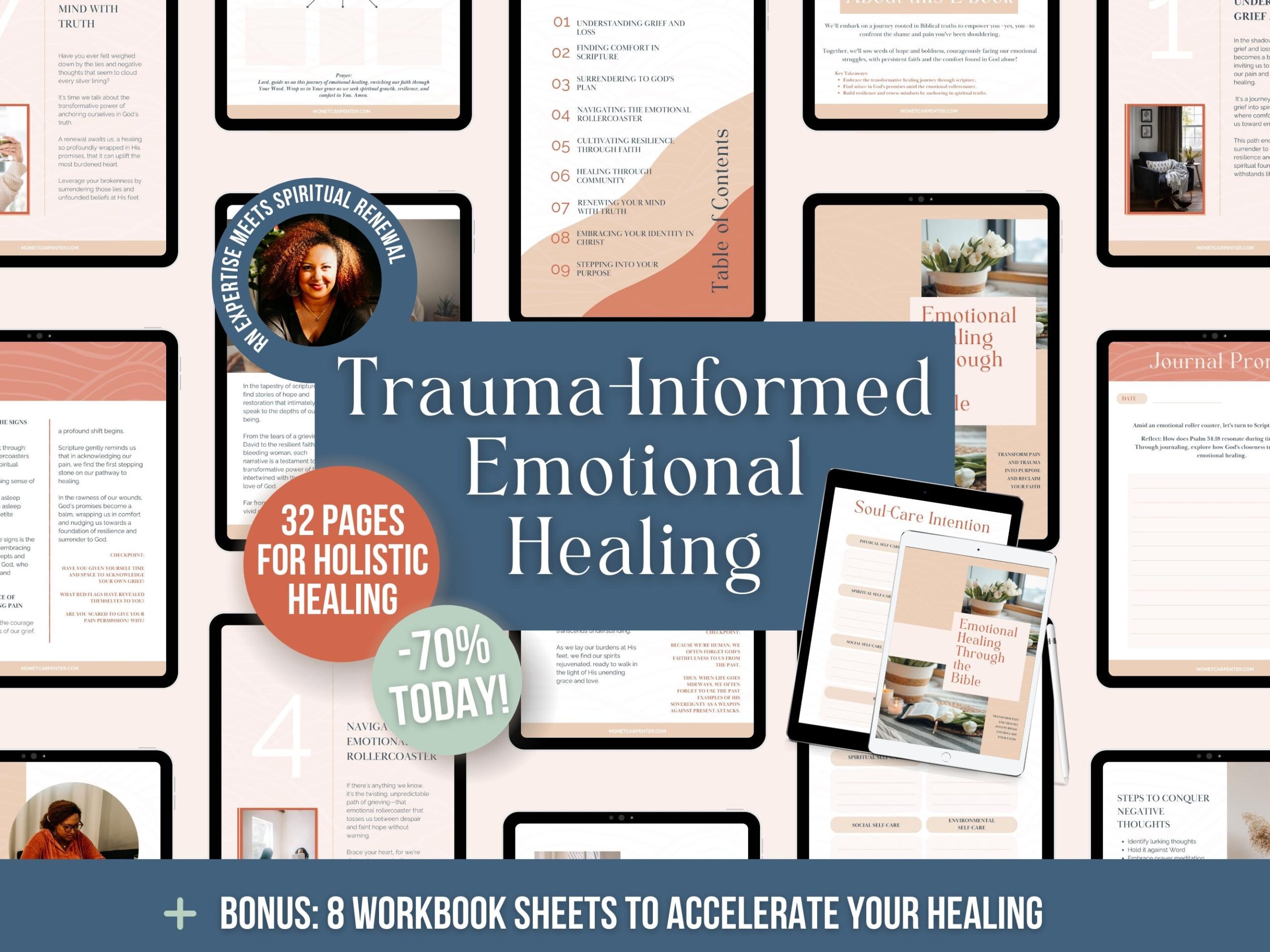E Book Christian Trauma Informed Emotional Healing Workbook For E Book Christian Trauma Informed Emotional Healing Workbook For