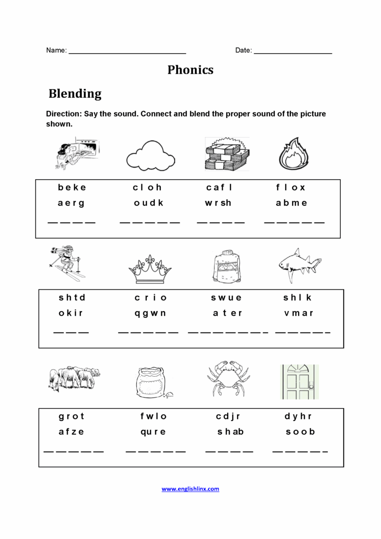 Englishlinx Phonics Worksheets Worksheets Library