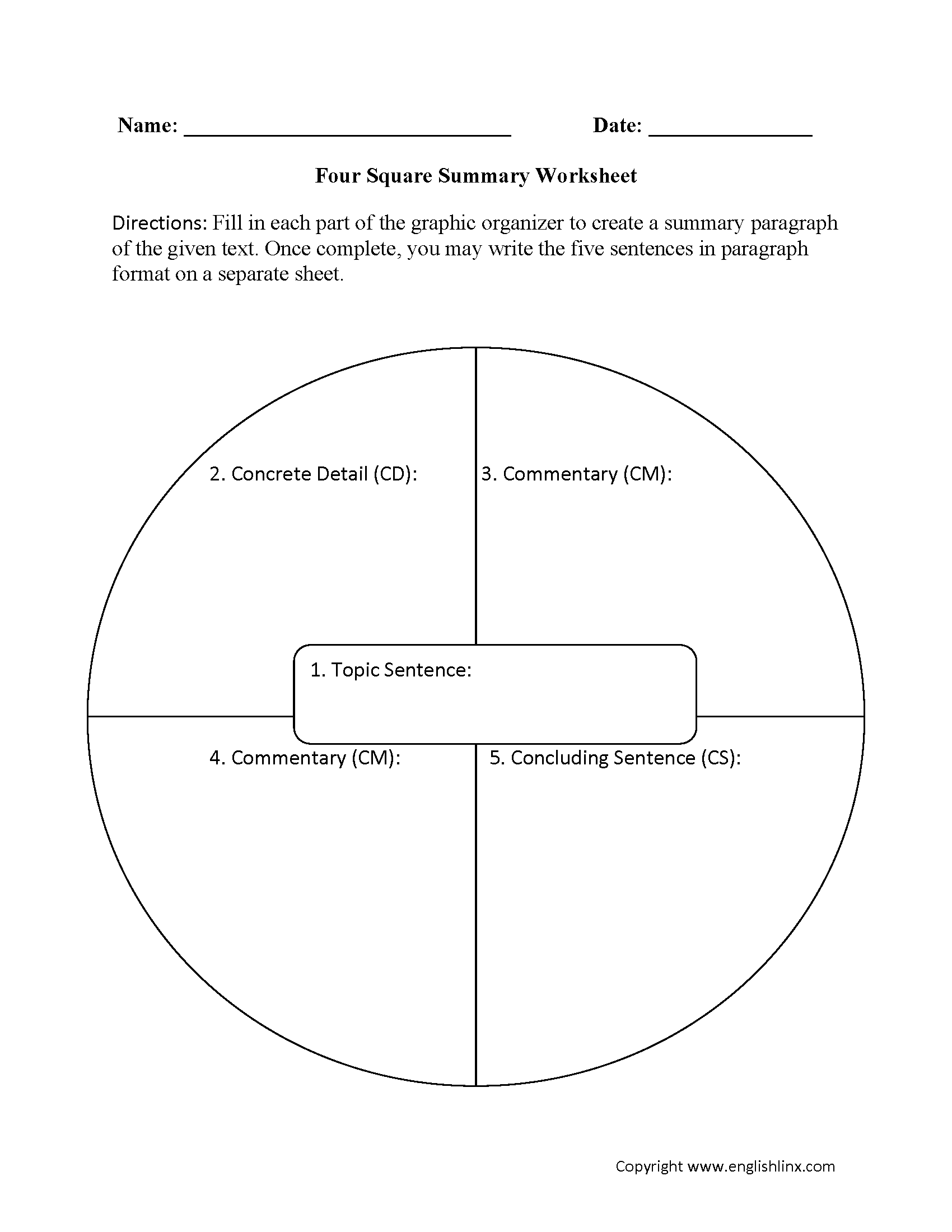 Free Printable Summarizing Worksheets 4th Grade Free Printable Summarizing Worksheets 4th Grade