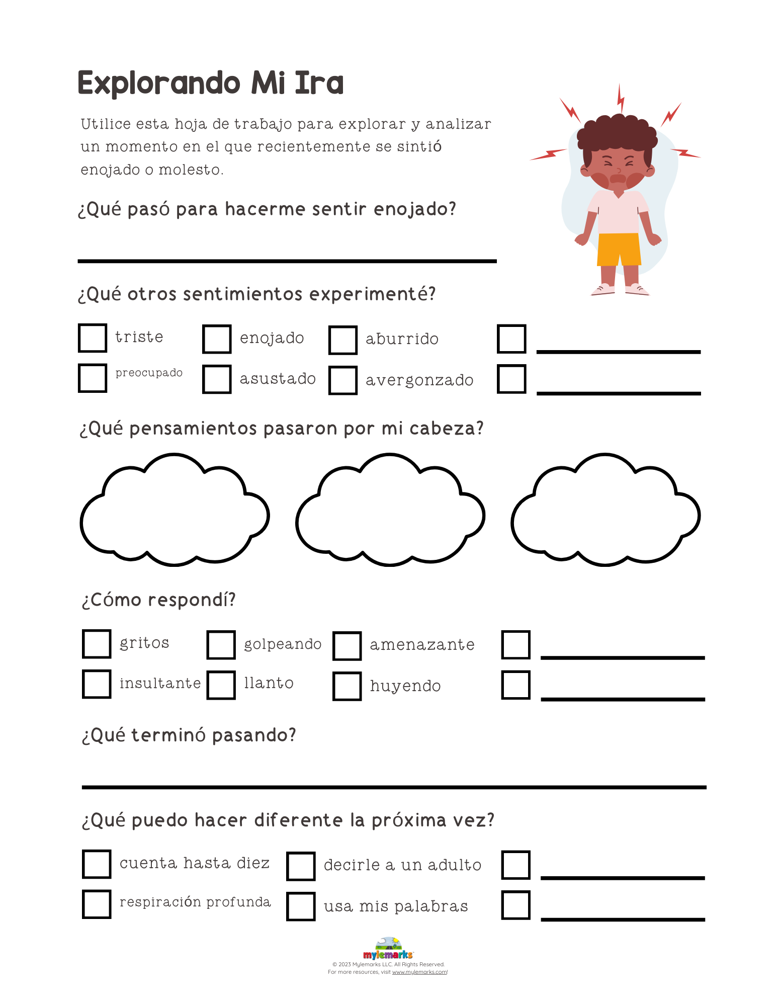 Exploring My Anger ES F Exploring My Anger ES F