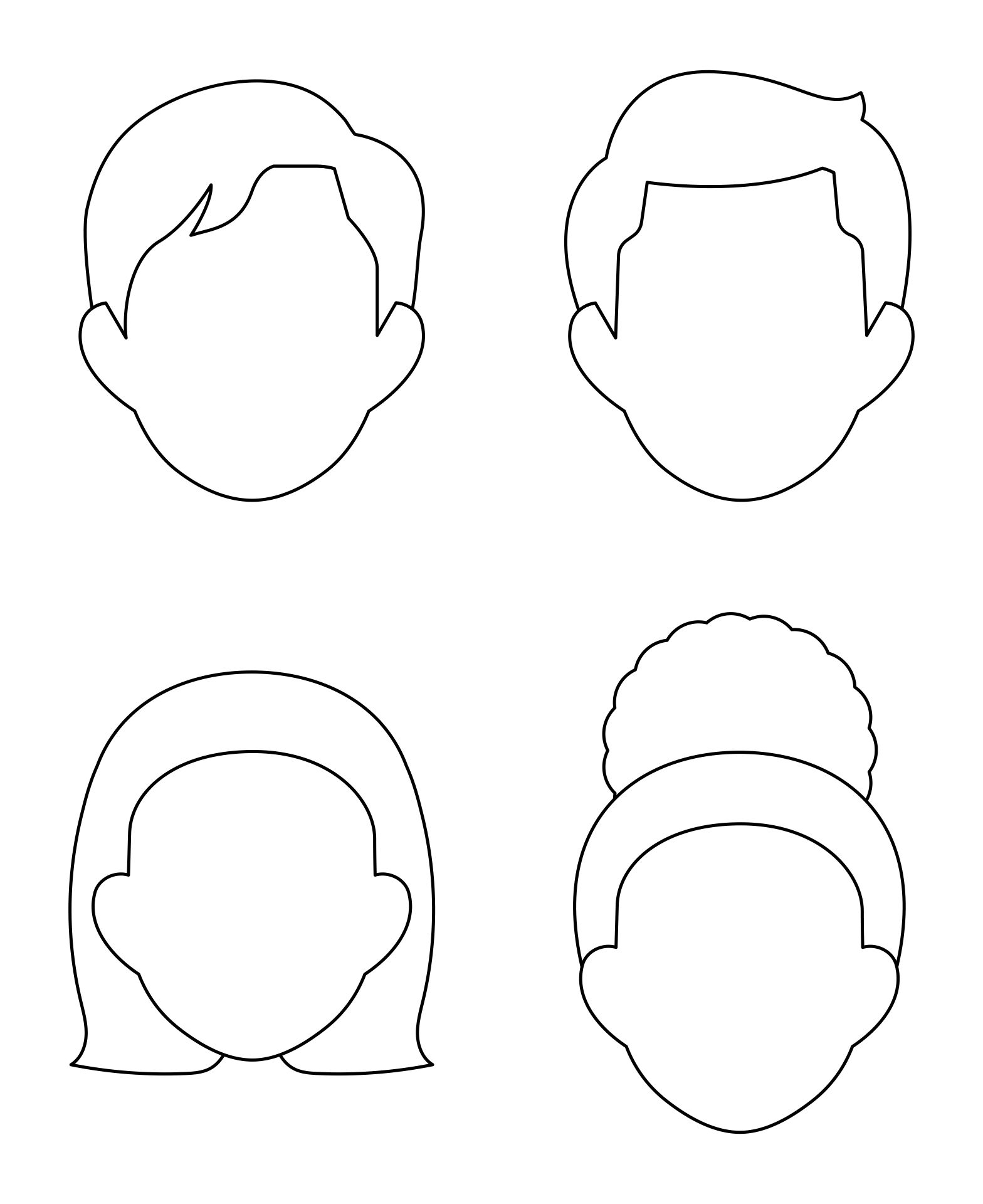 Face Template 10 Free PDF Printables Printablee