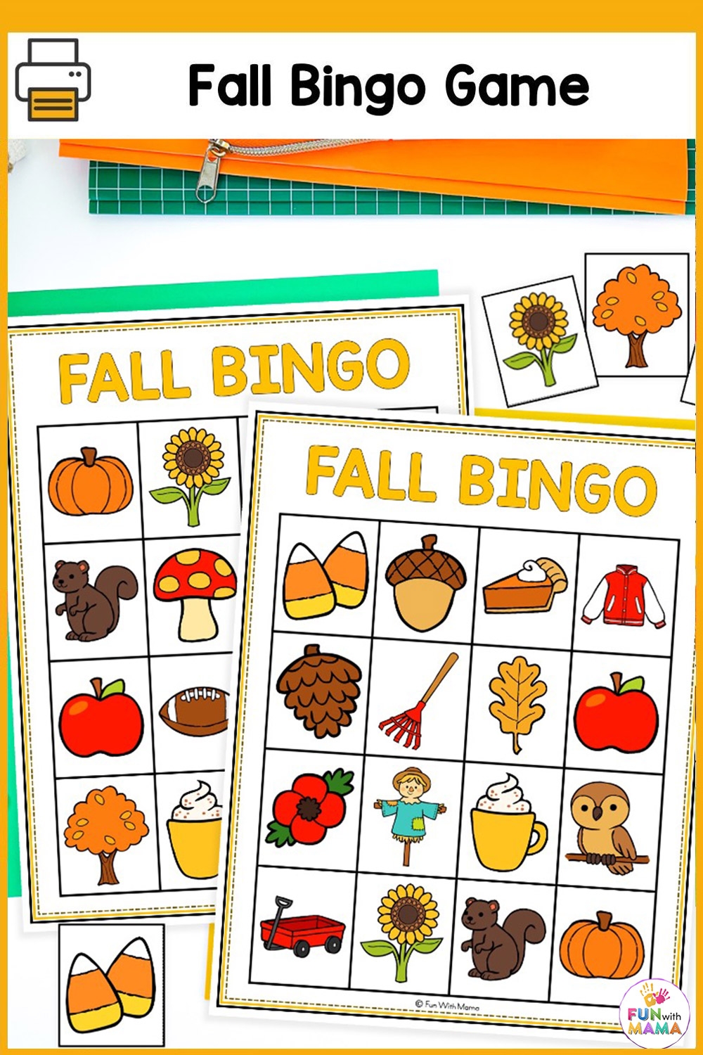 Fall Bingo Fun With Mama