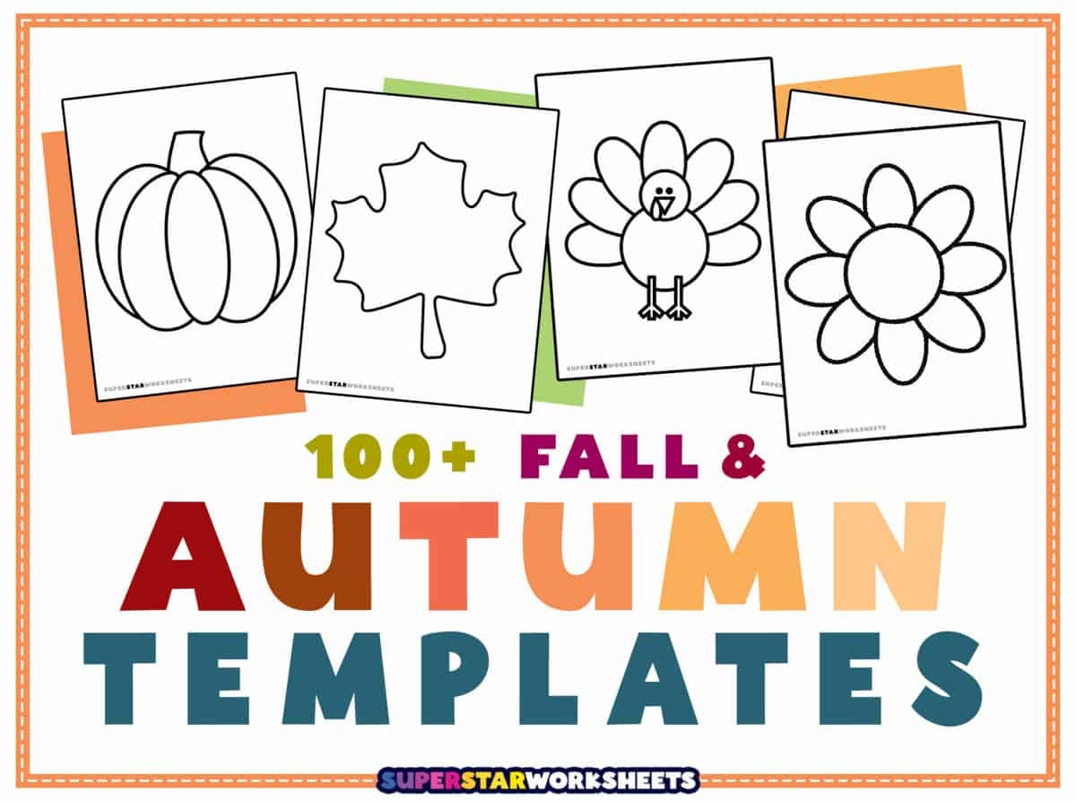 Fall Templates Superstar Worksheets