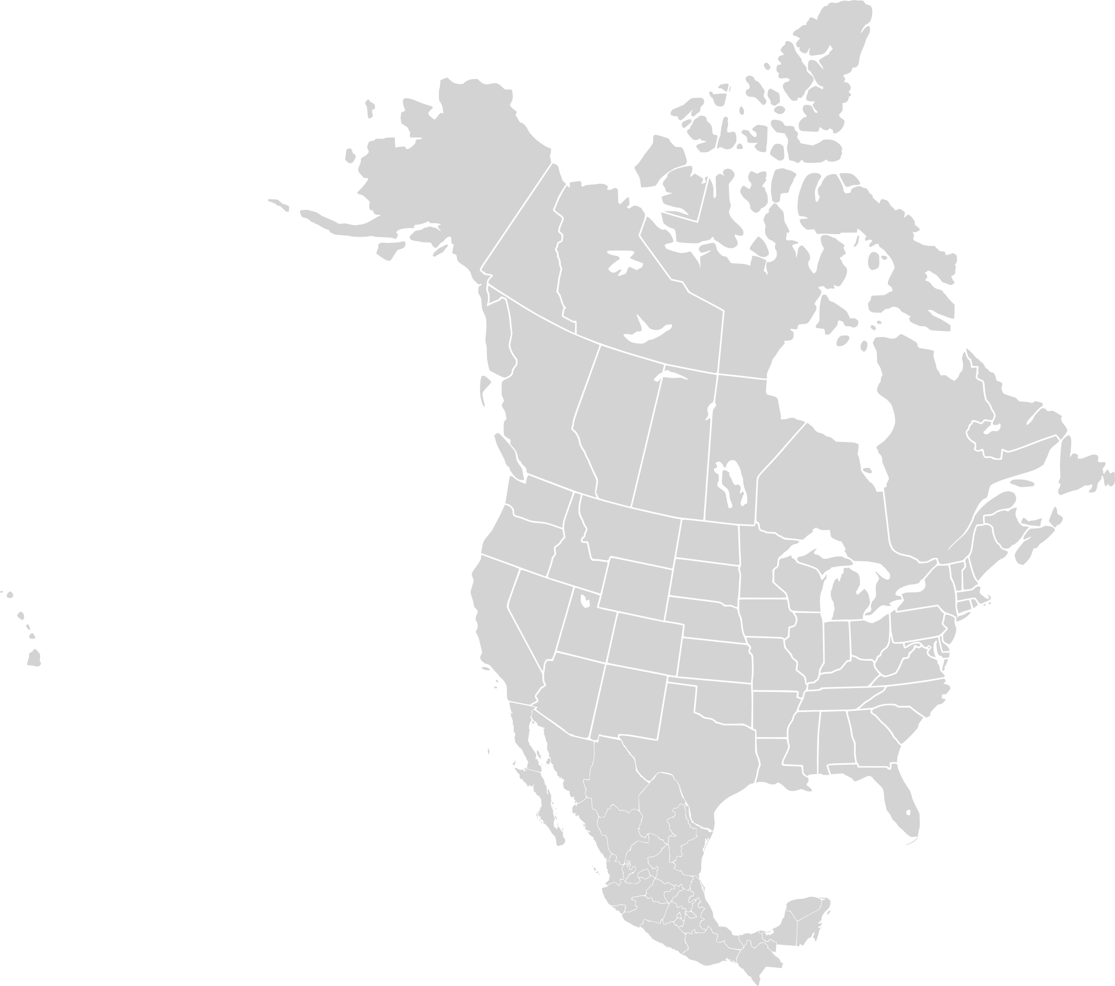 Free Printable Blank Map Of Americas