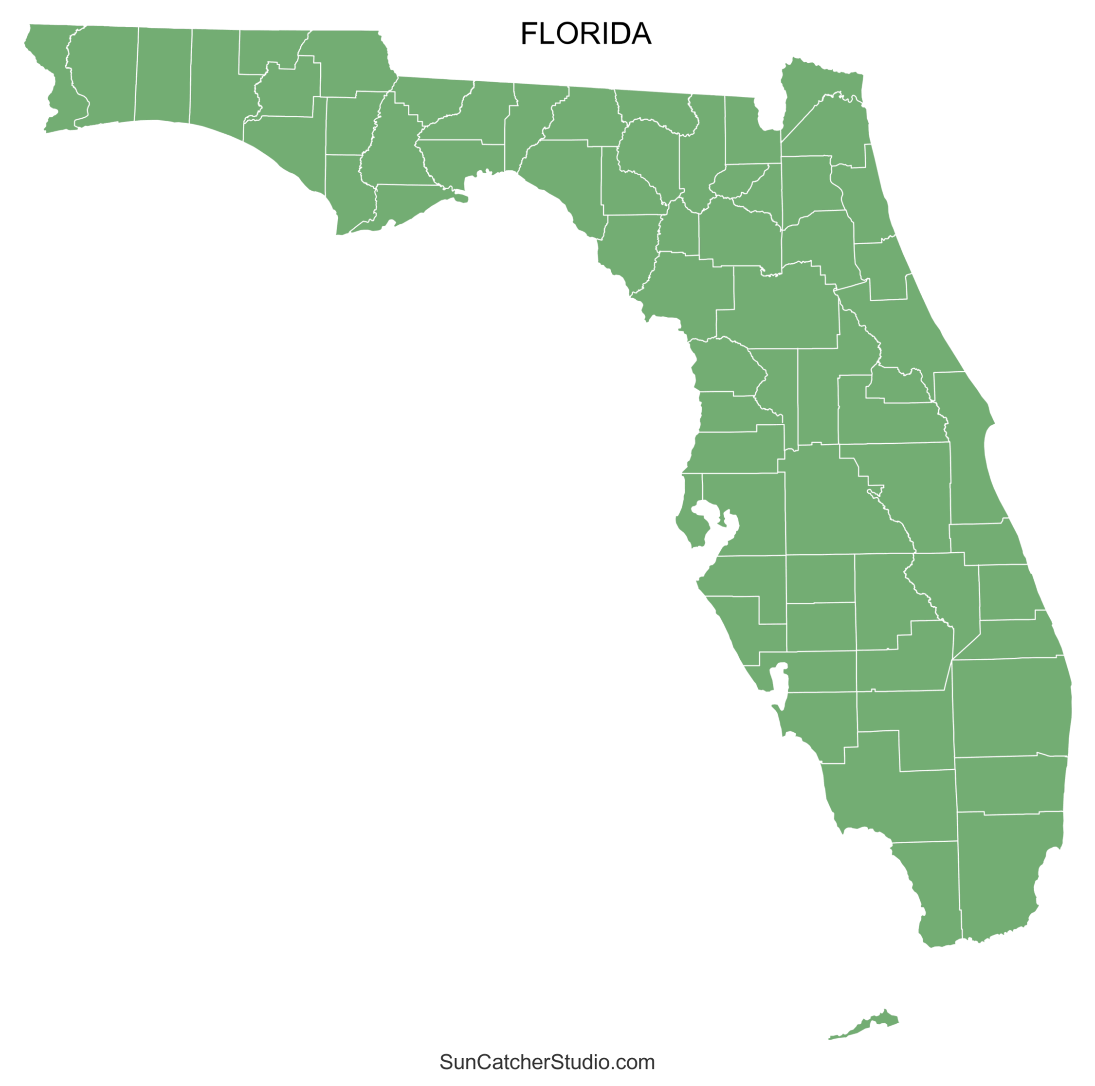 Florida County Map Printable State Map With County Lines Free Printables Monograms Design Tools Patterns U0026 DIY Projects