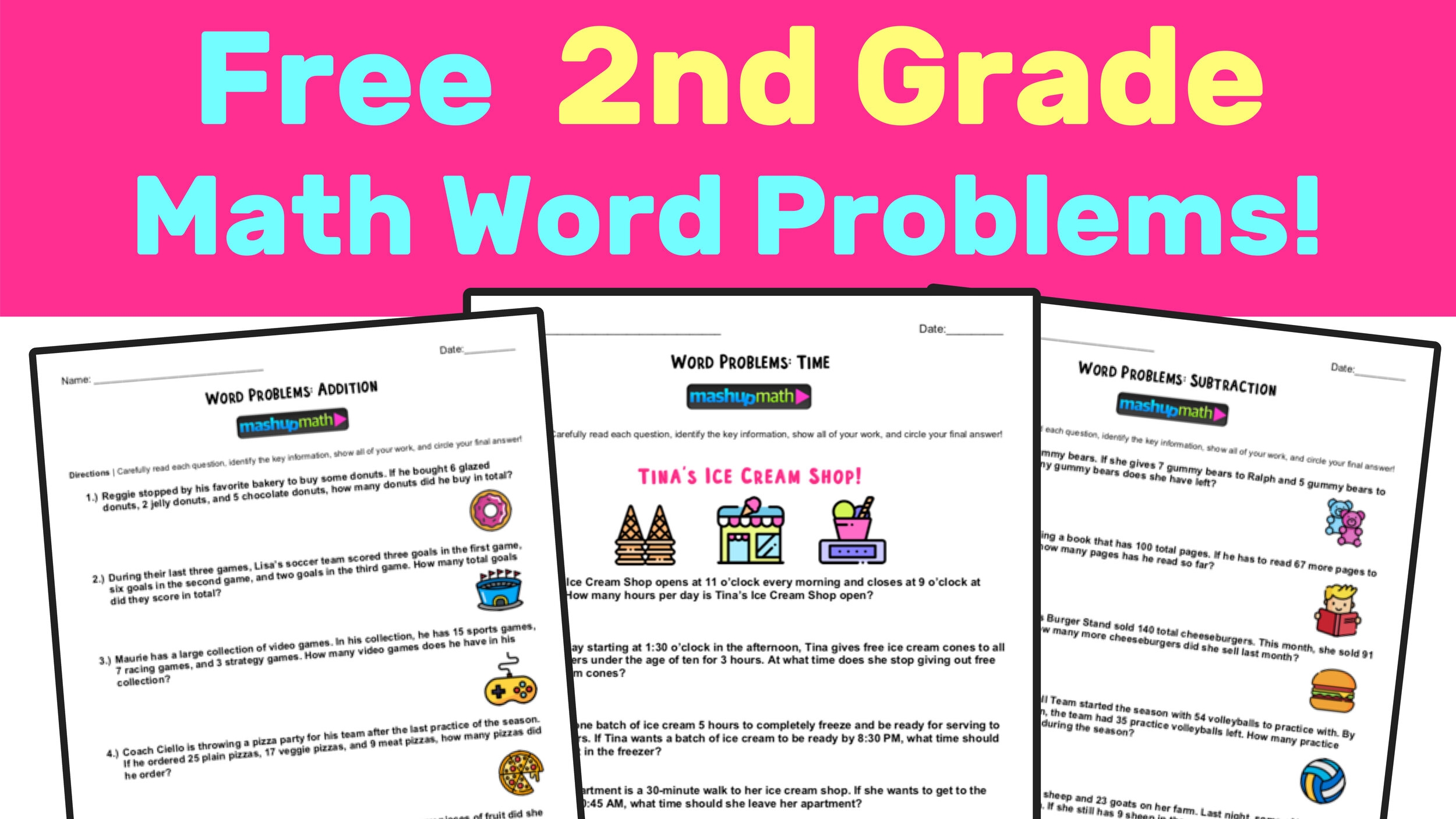 Free Printable Second Grade Question Worksheet