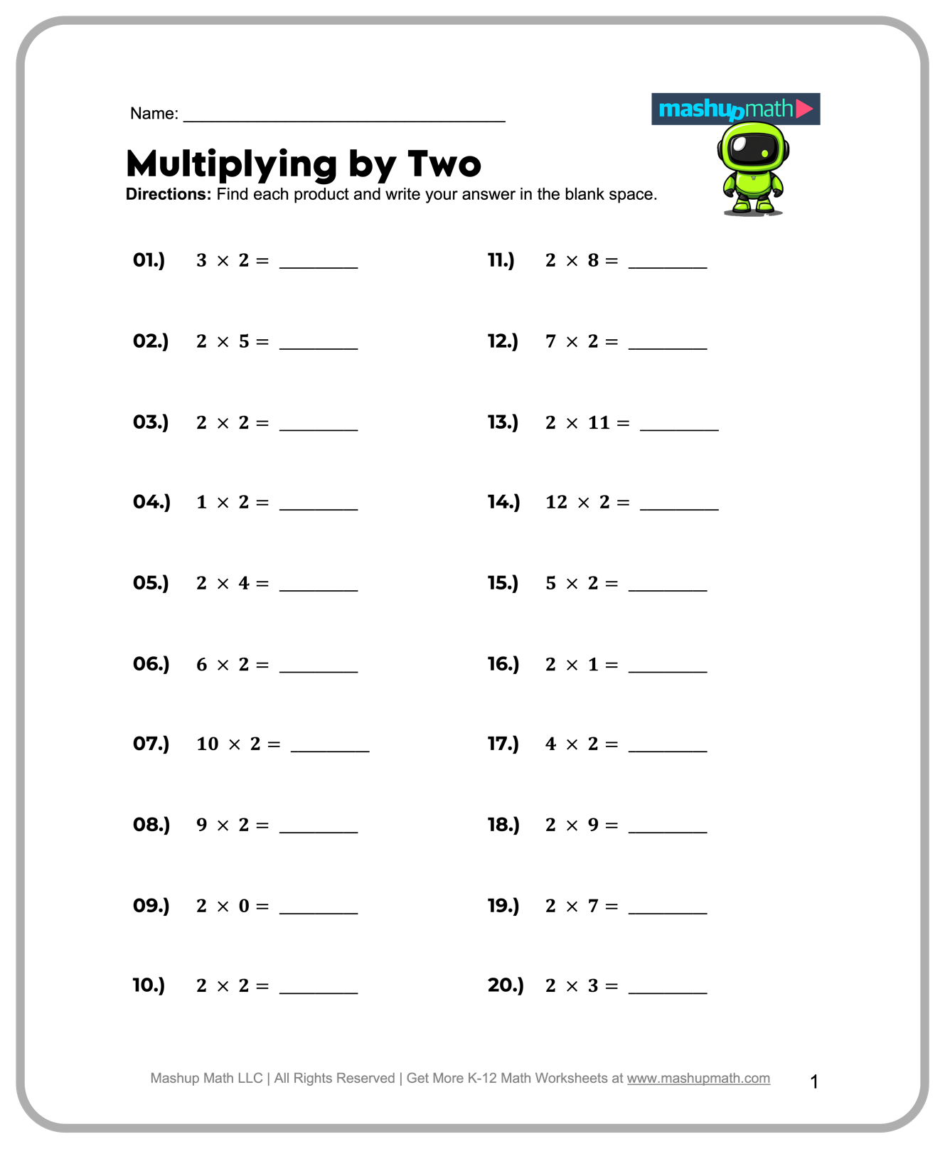 Free Printable Worksheets Math 2nd Grade