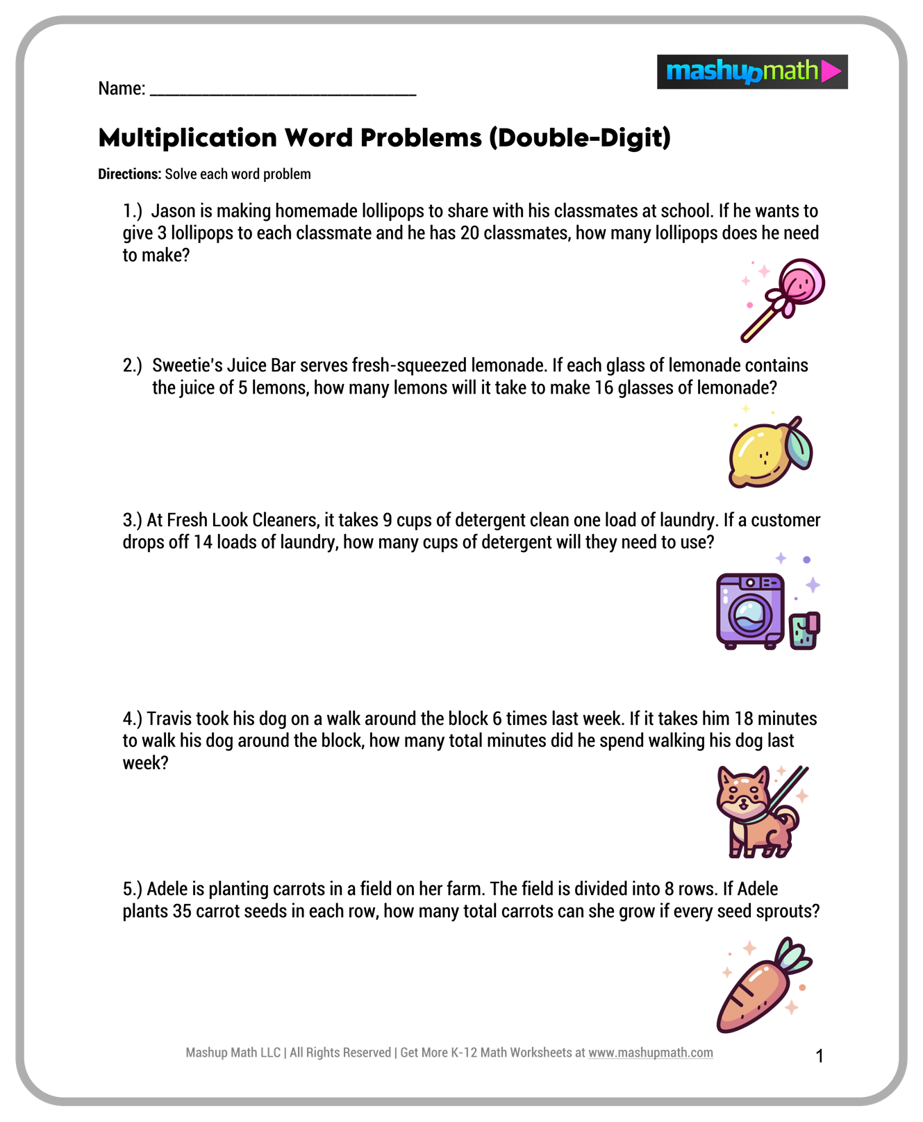 Free Printable Worksheets 5th Grade Math