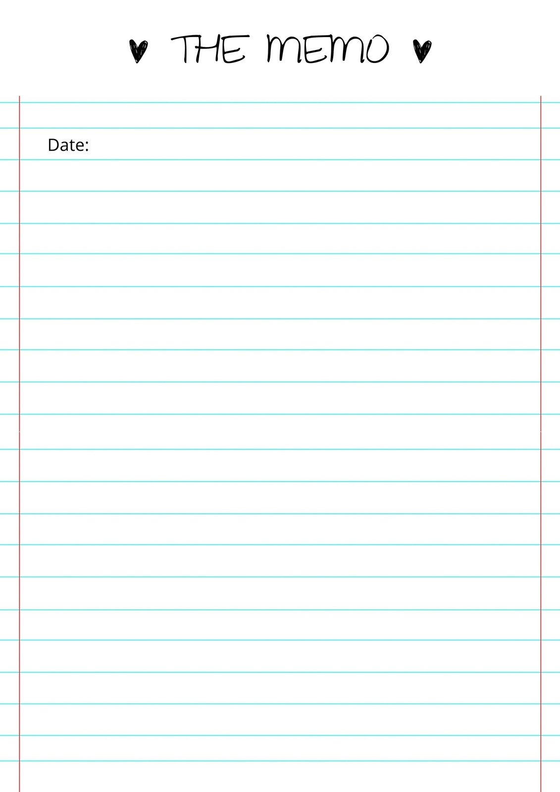 Free Printable Blank Notebook Paper
