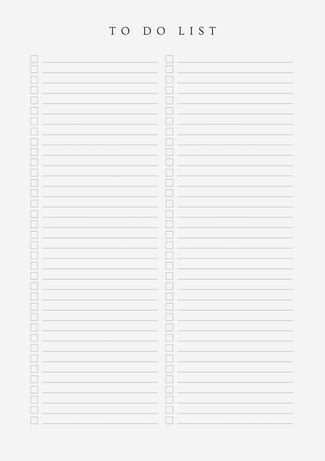 Free And Customizable To Do List Templates