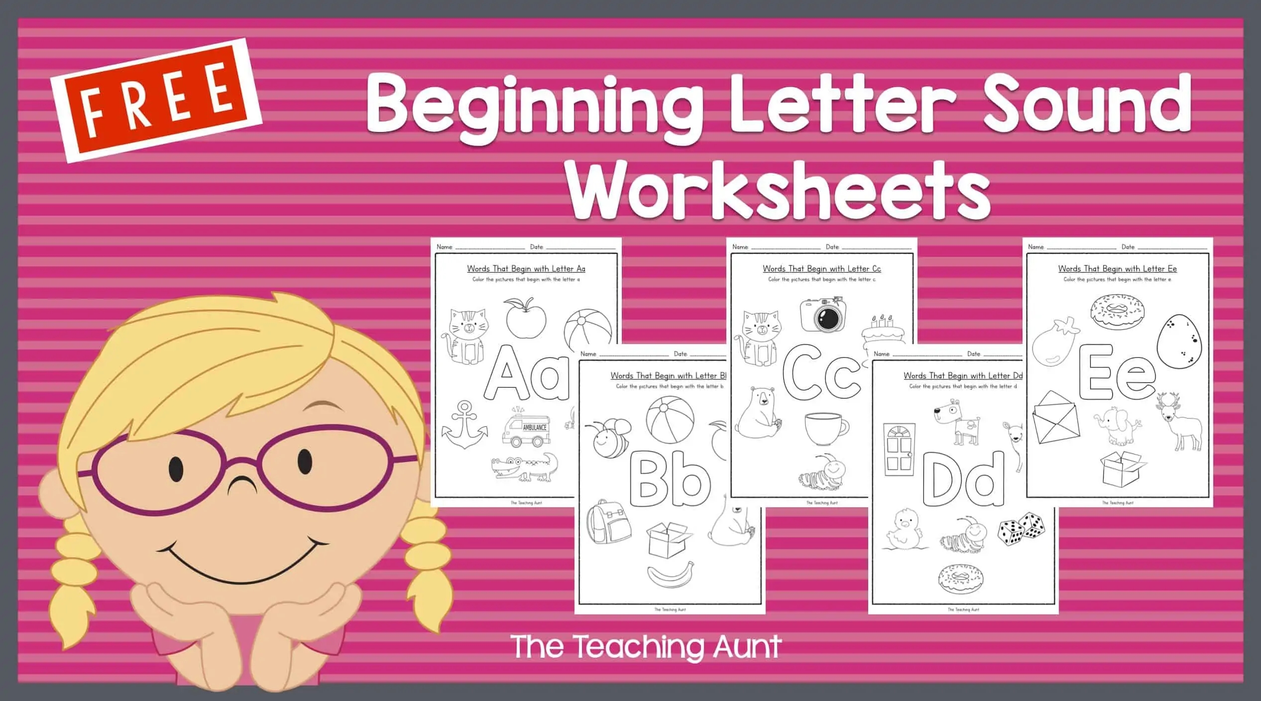 Free Printable Worksheets For Beginning Sounds