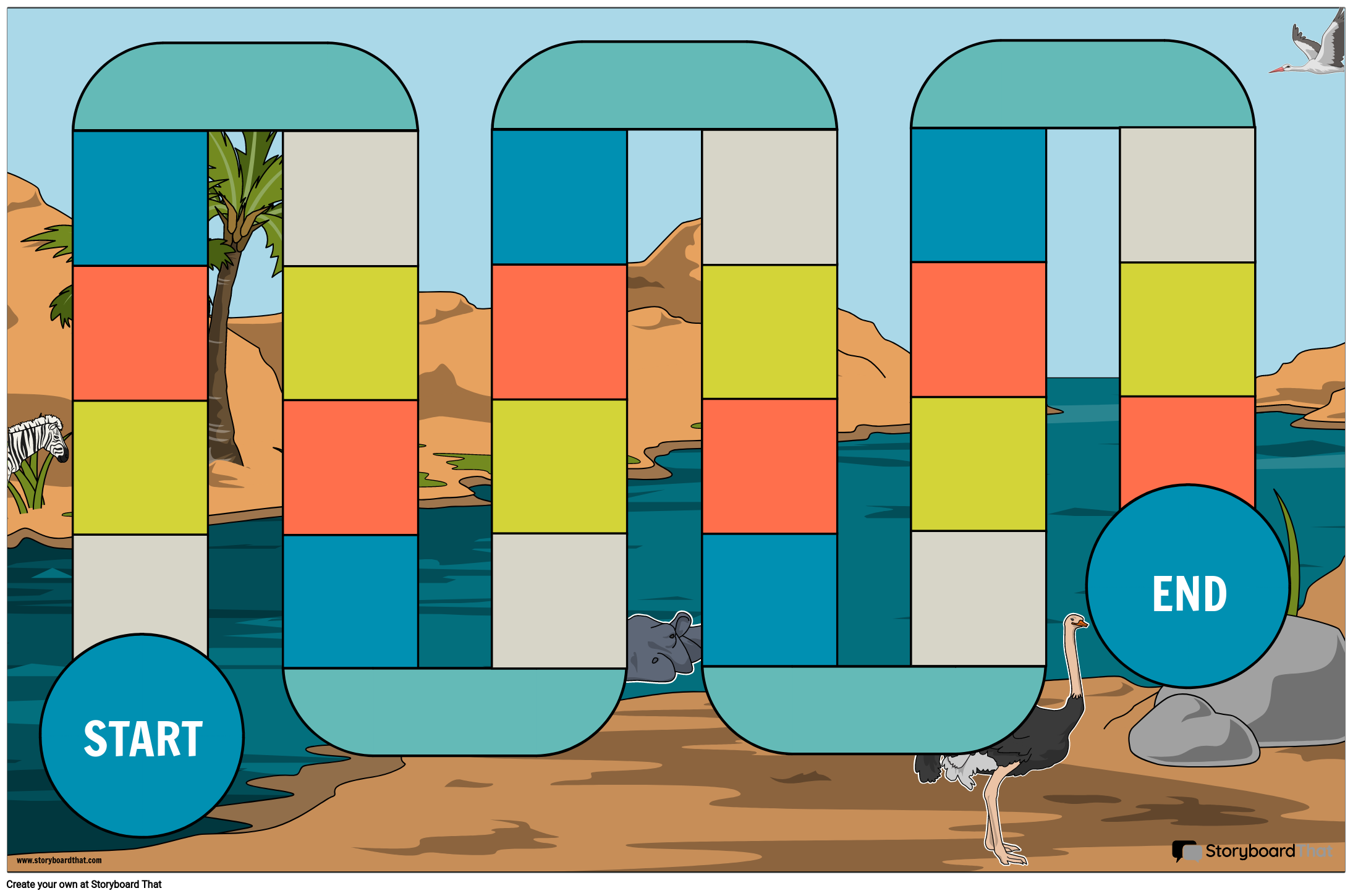 Free Board Game Templates Make Your Own Classroom Game