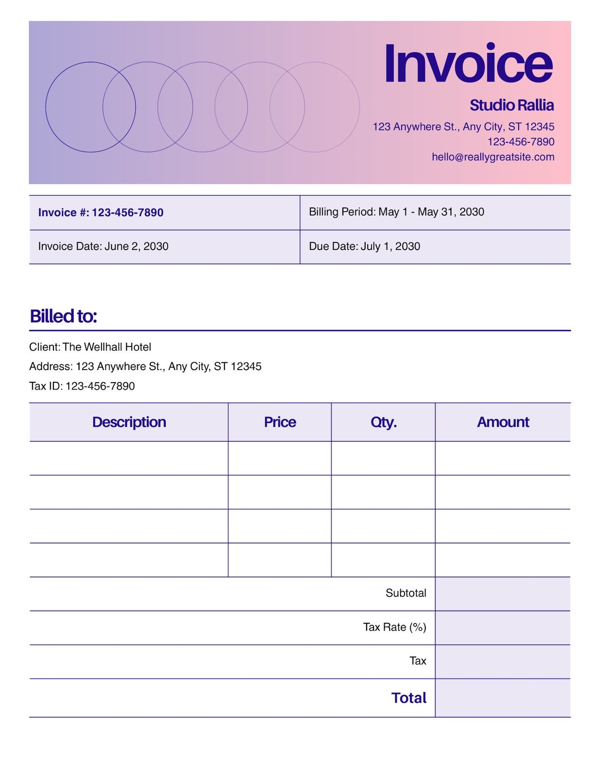 Free Contractor Invoice Templates To Edit And Print Canva Free Contractor Invoice Templates To Edit And Print Canva