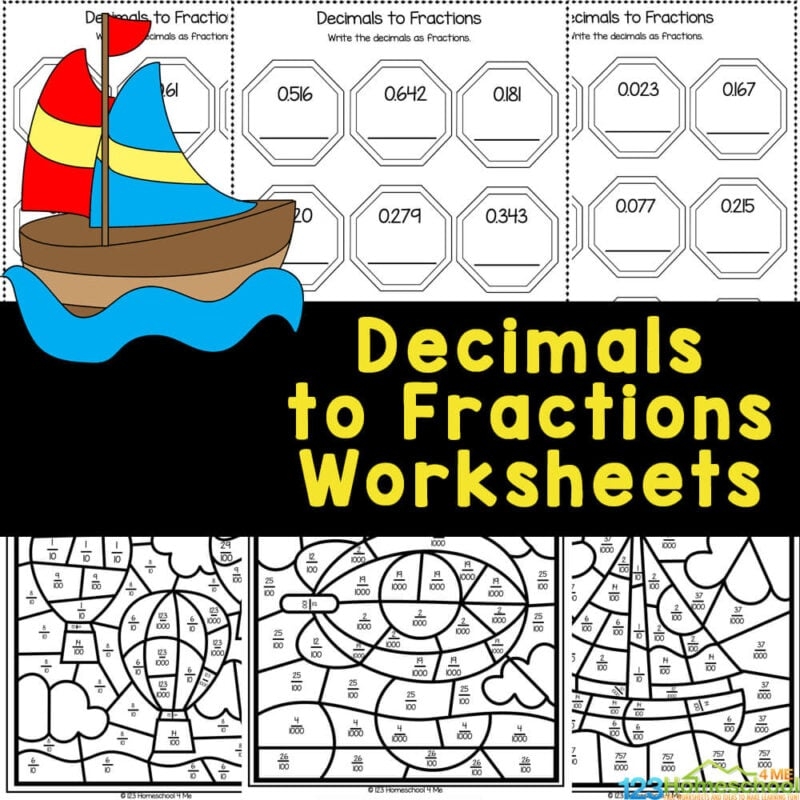FREE Converting Decimals To Fractions Worksheet Pages FREE Converting Decimals To Fractions Worksheet Pages