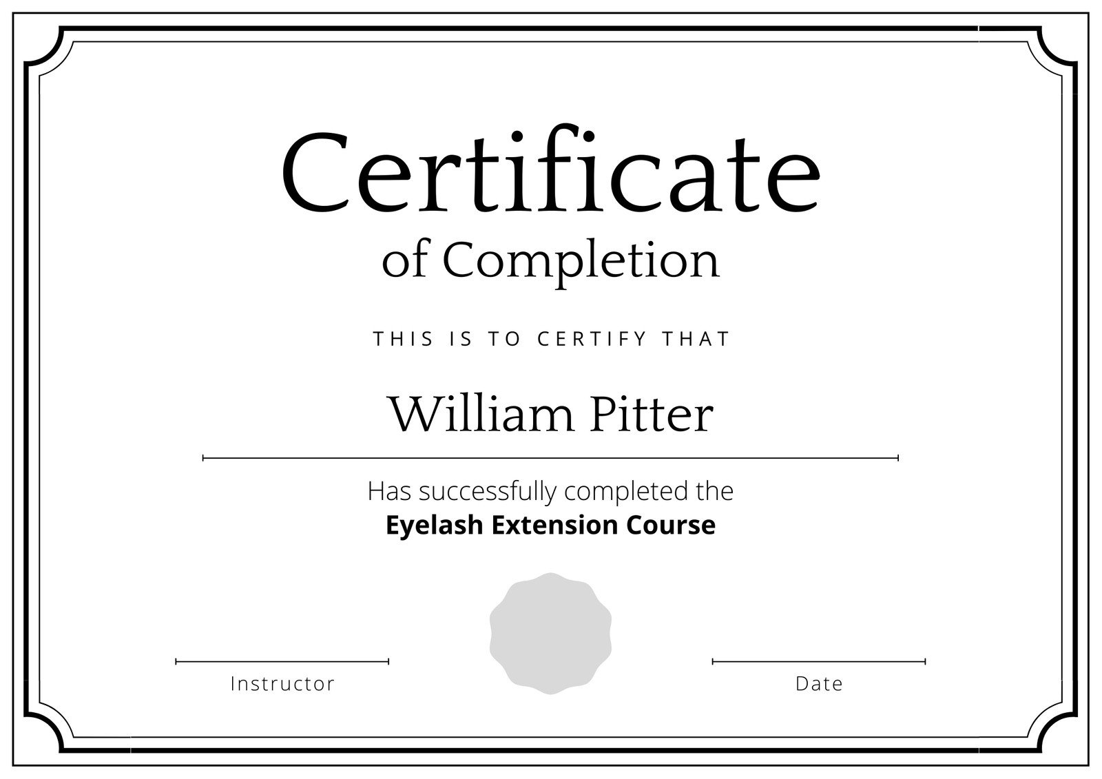 Free Custom Printable Certificate Of Completion Templates Canva